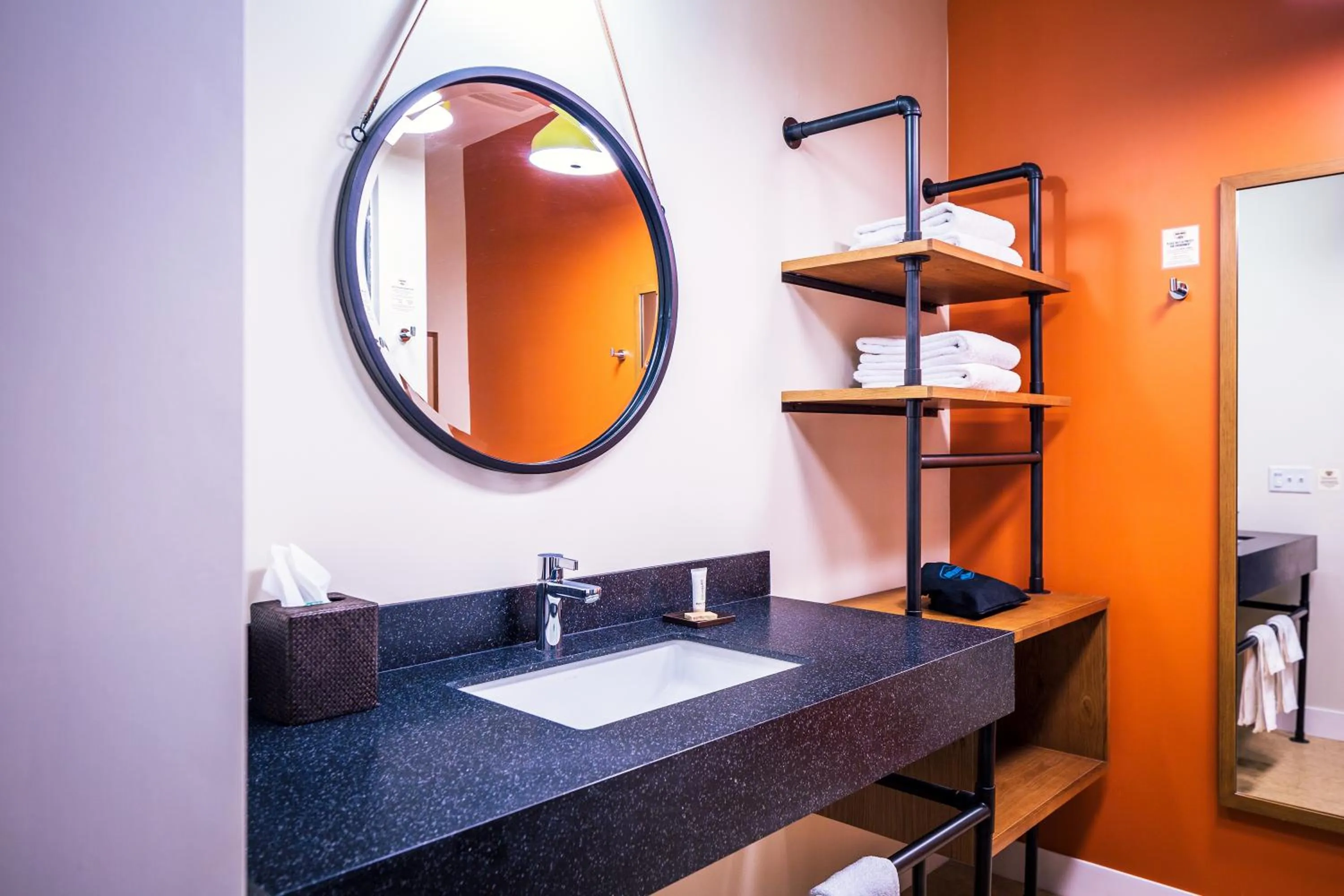 Bathroom in Rush Creek Lodge at Yosemite