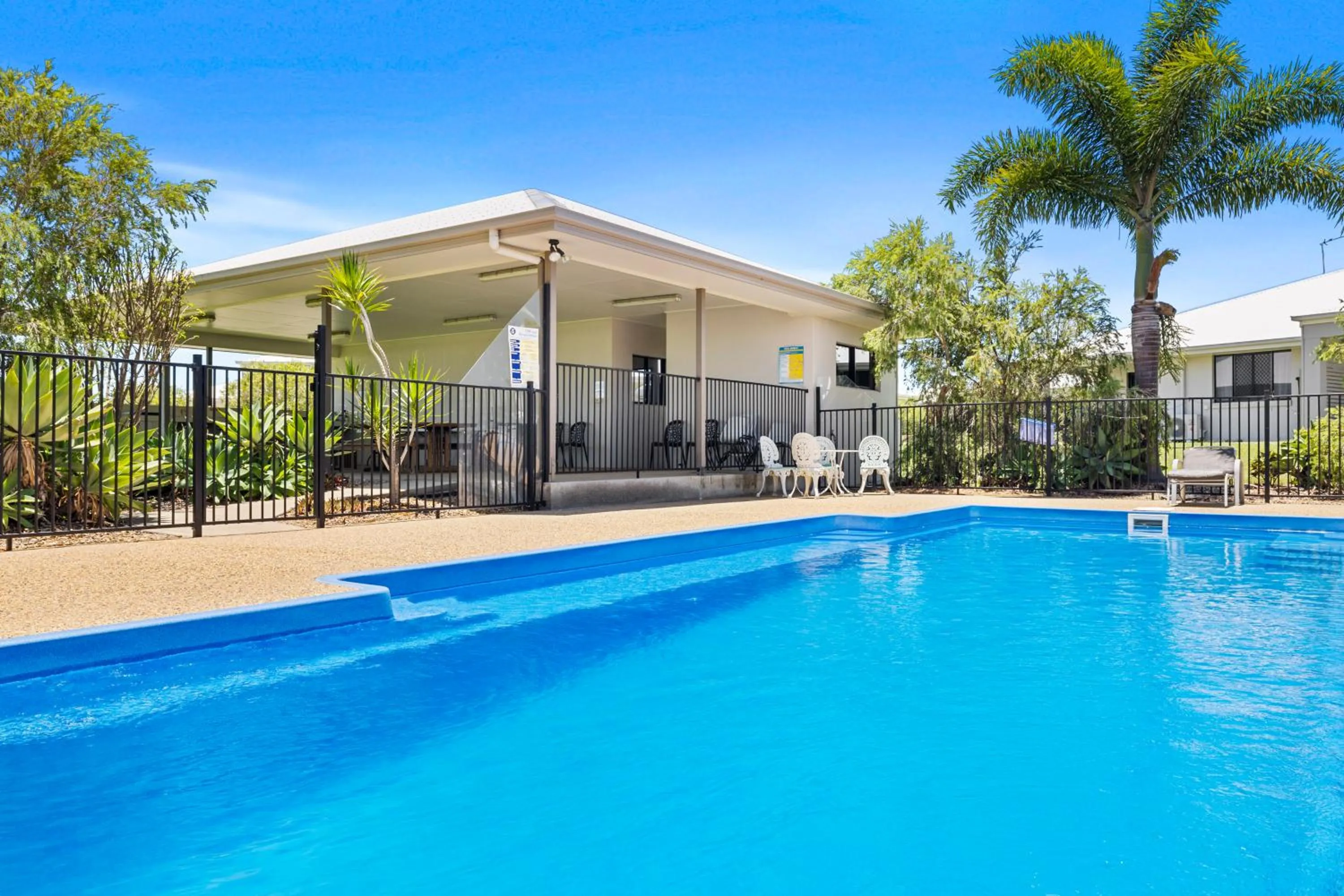 Pool view in Casa Nostra Motel