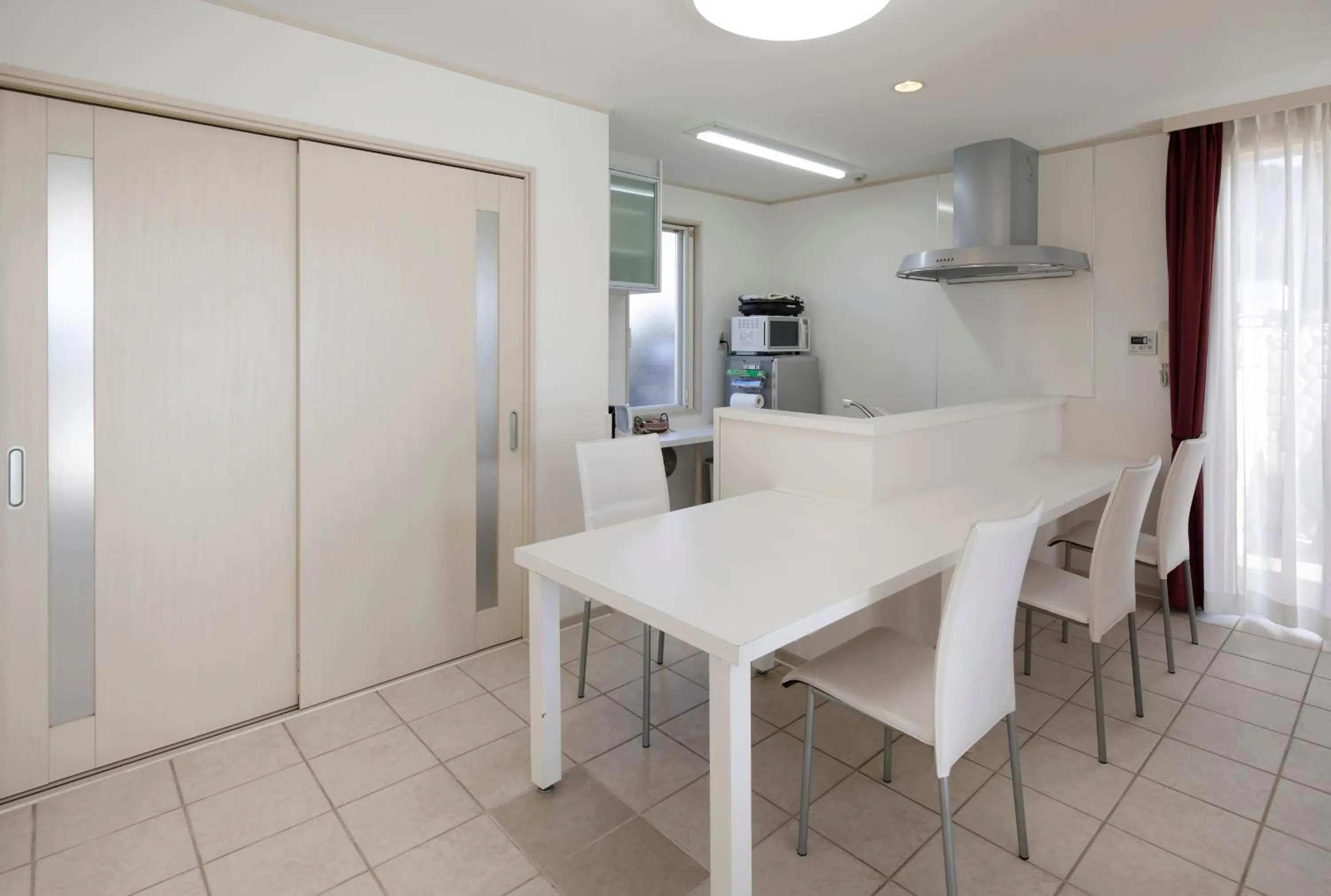 Kitchen or kitchenette in Kawaguchiko Urban Resort Villa