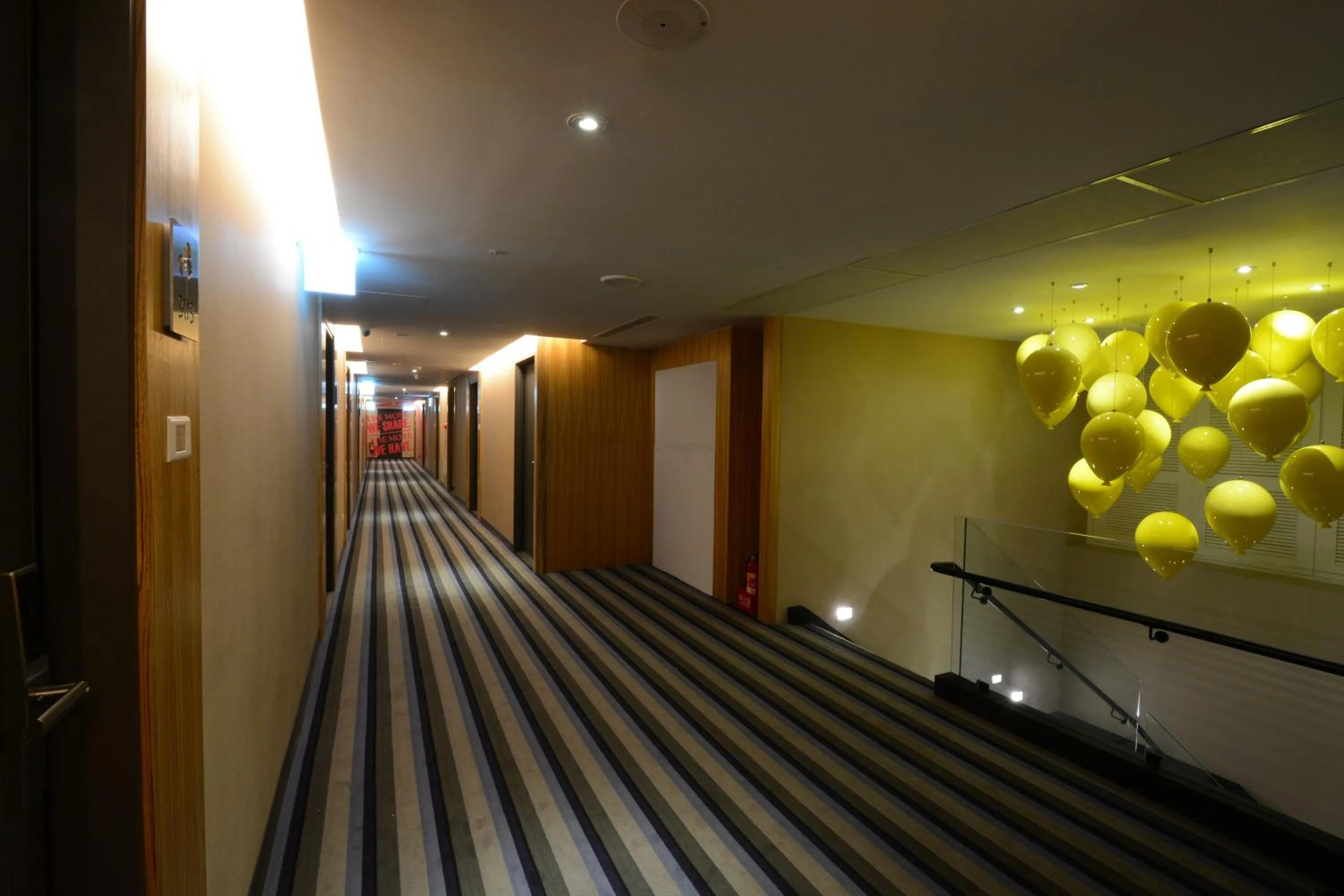 Decorative detail in Travel Art Inn