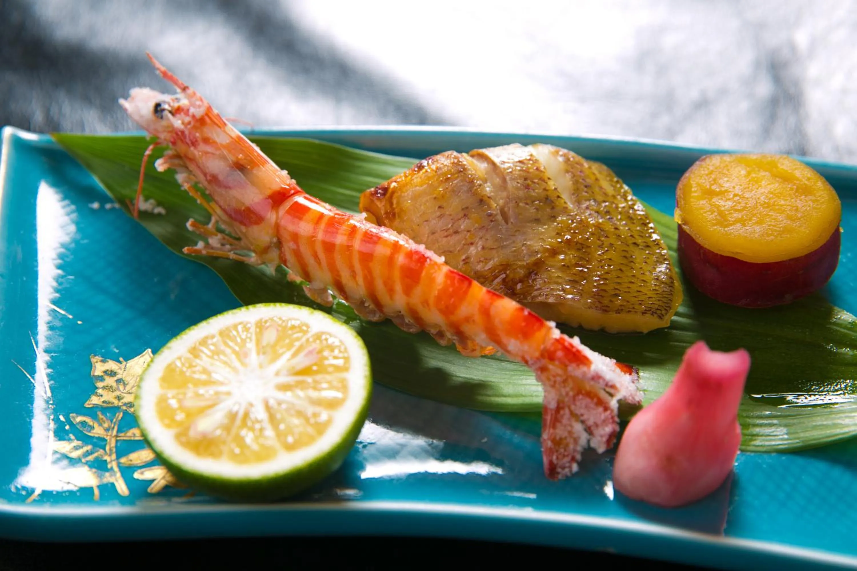 Food close-up in Ryokan Wataya