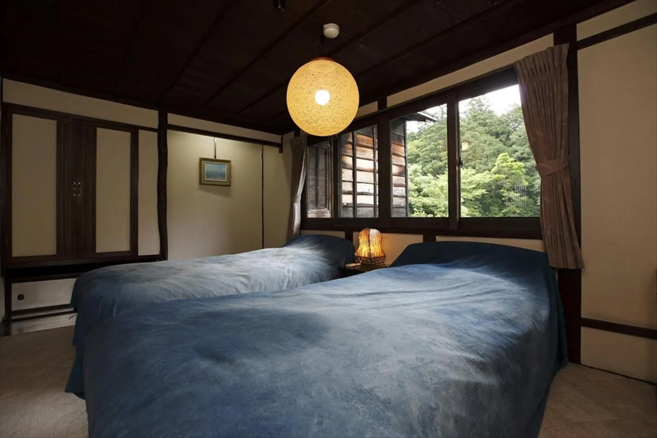 Photo of the whole room, Bed in Hazuki