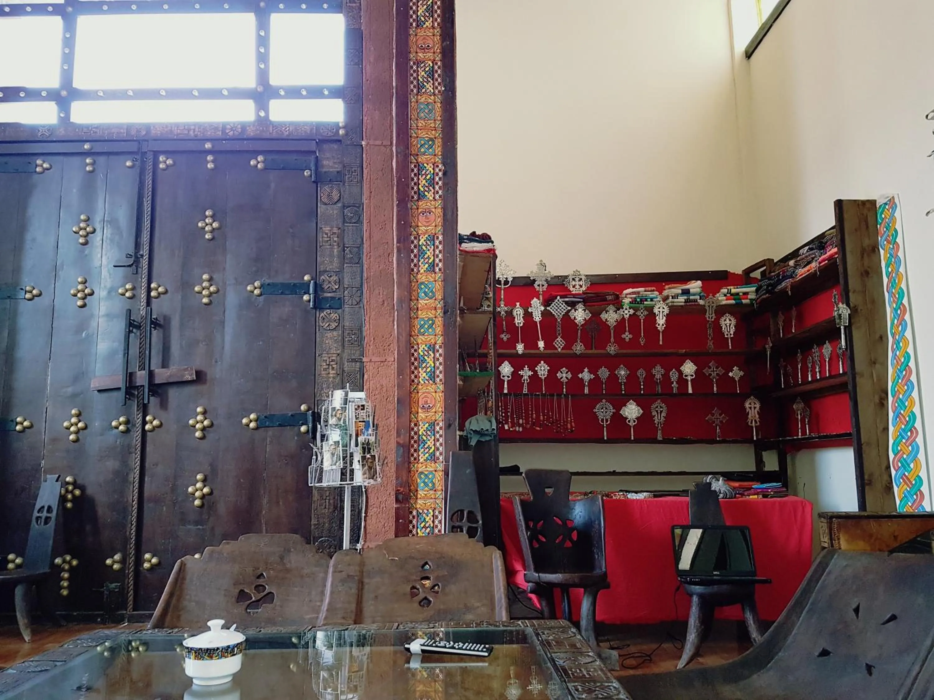 Lobby or reception in Top Twelve Hotel - Lalibela