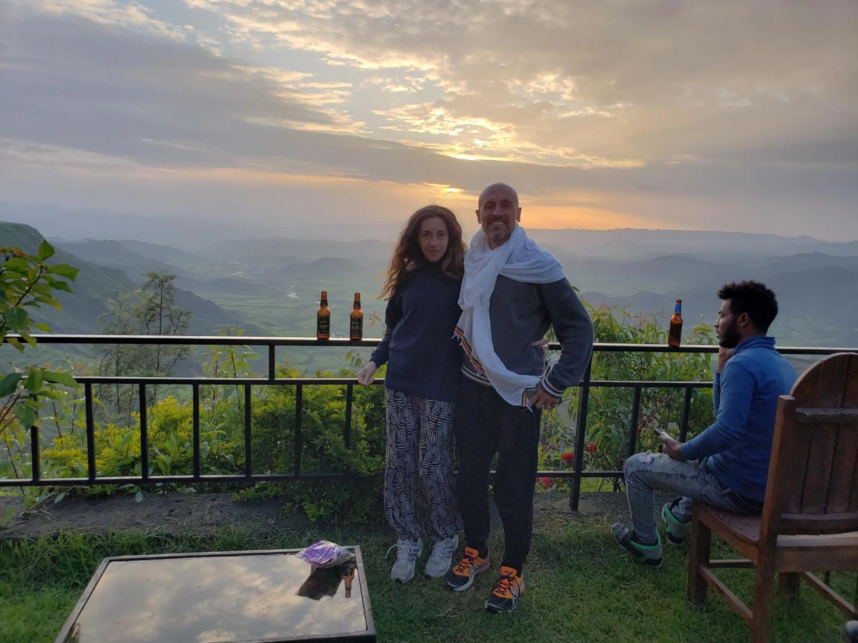 Sunset in Top Twelve Hotel - Lalibela