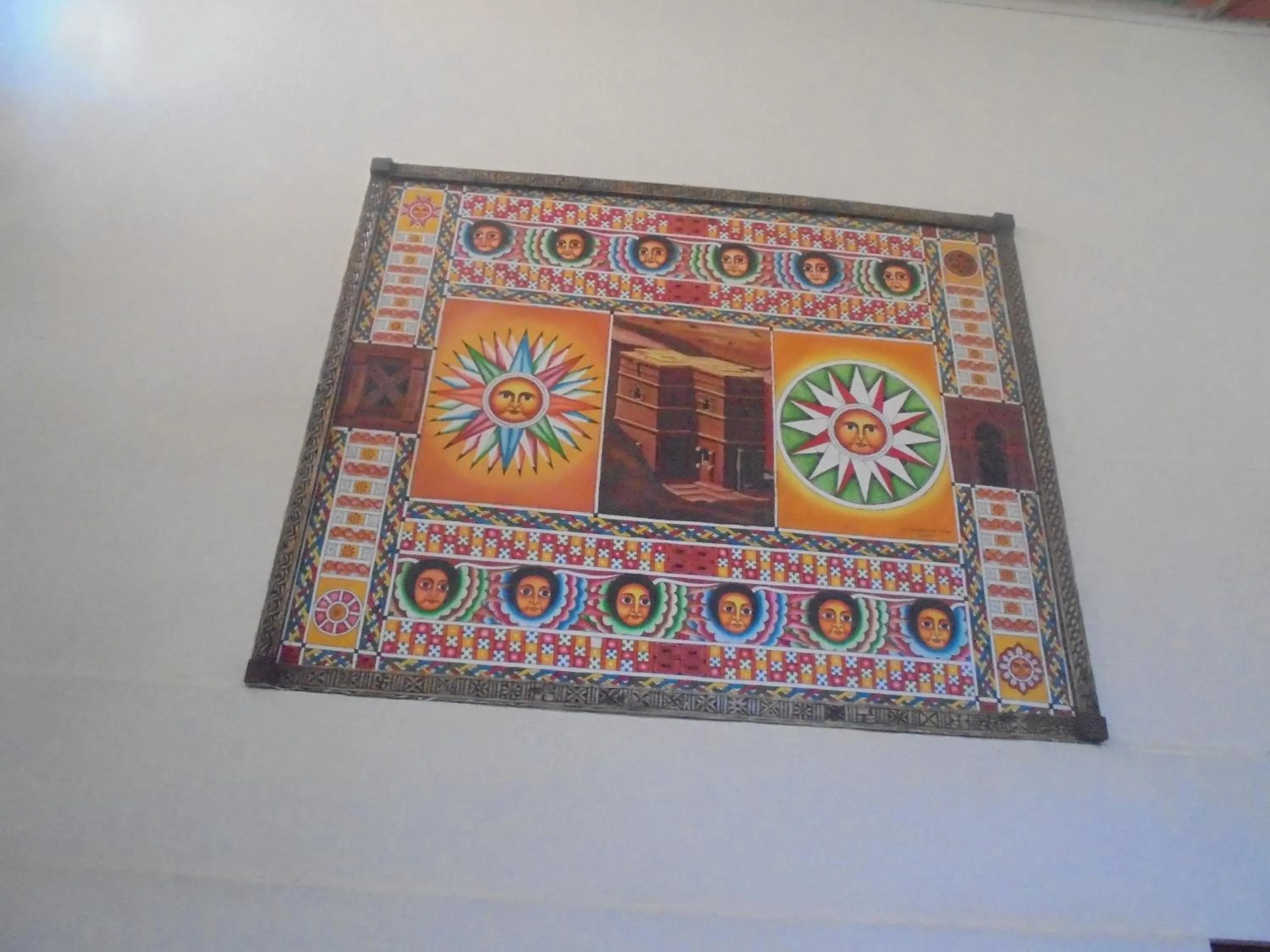 Decorative detail in Top Twelve Hotel - Lalibela