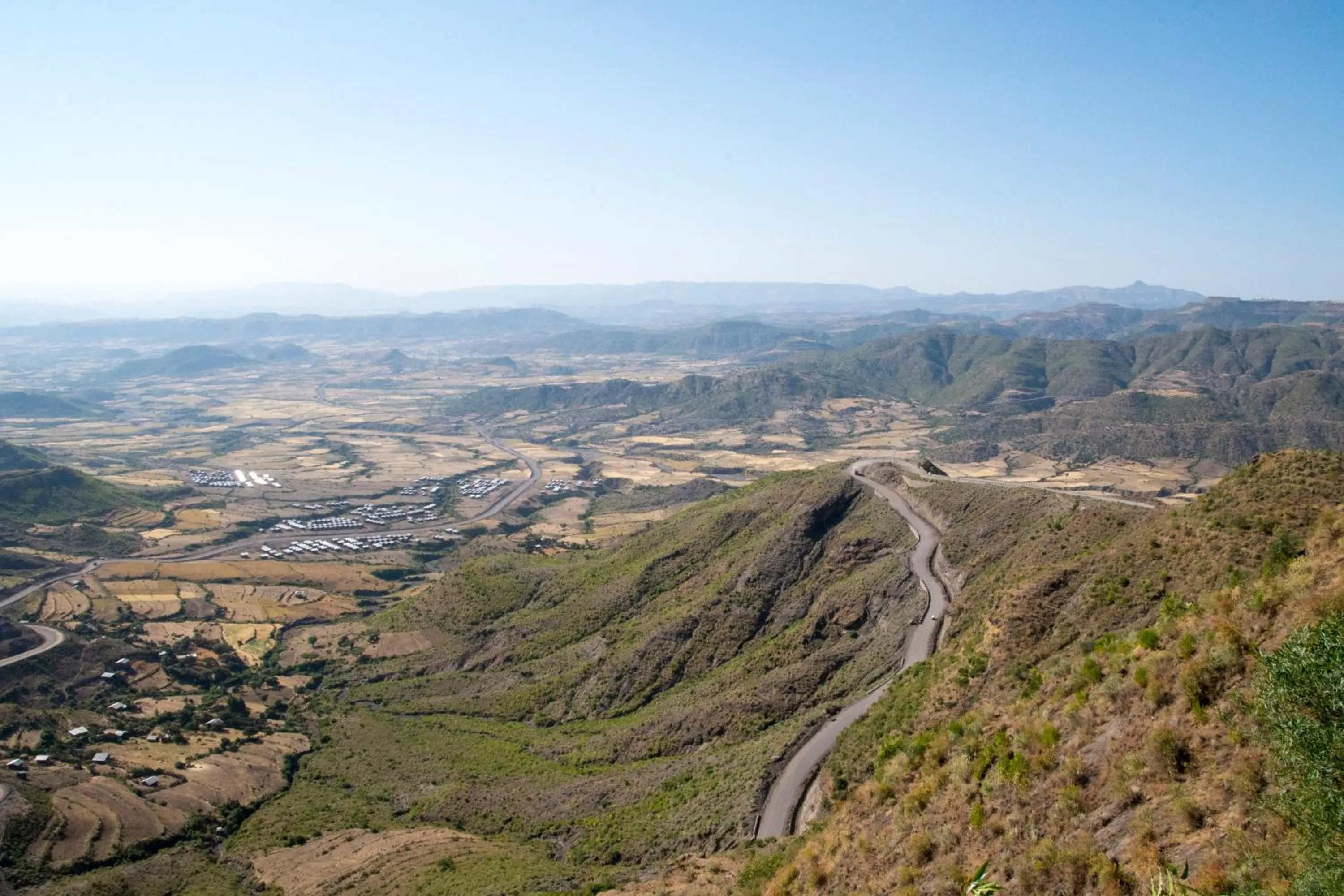 Garden view in Top Twelve Hotel - Lalibela