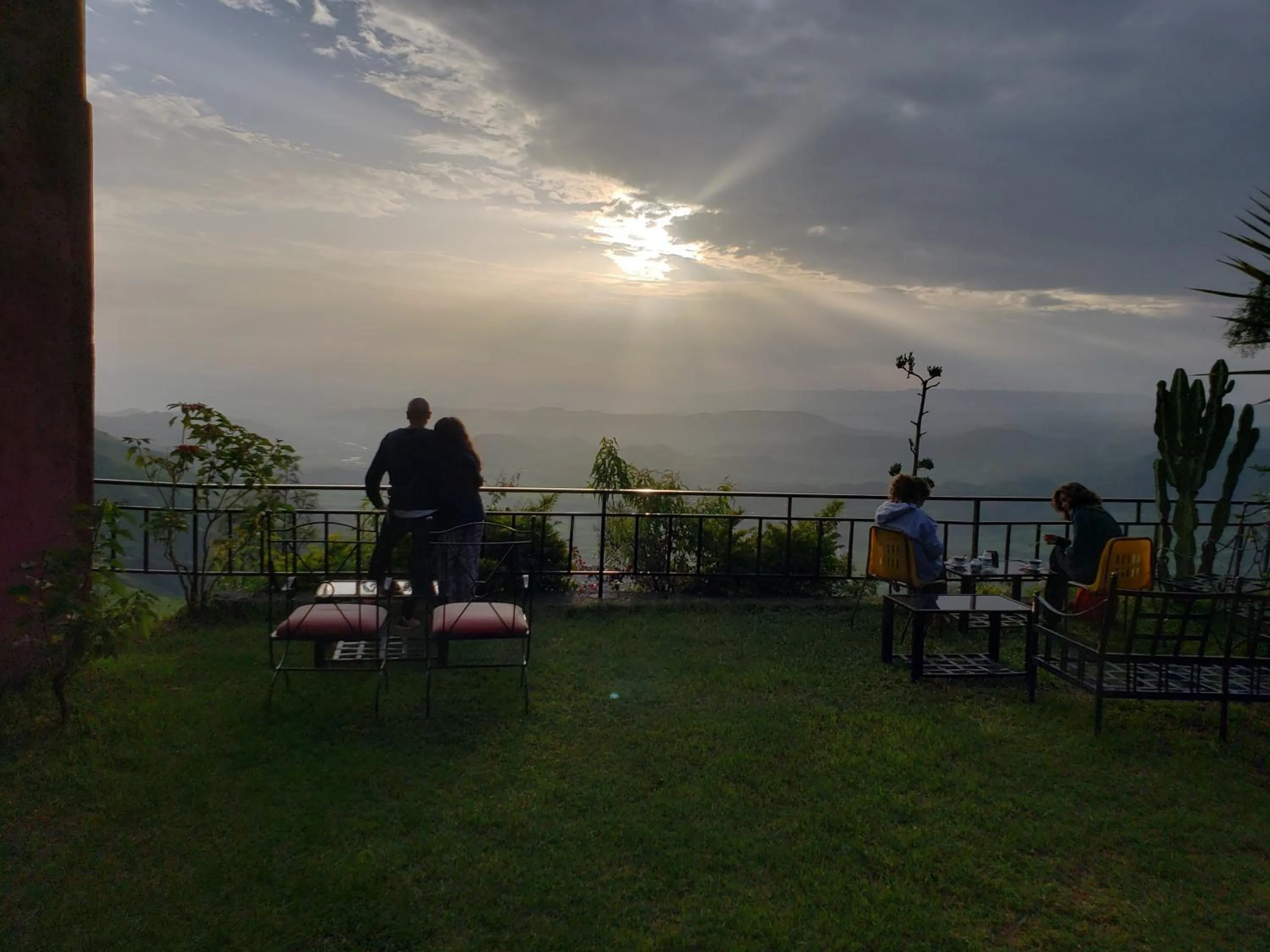 Sunset in Top Twelve Hotel - Lalibela