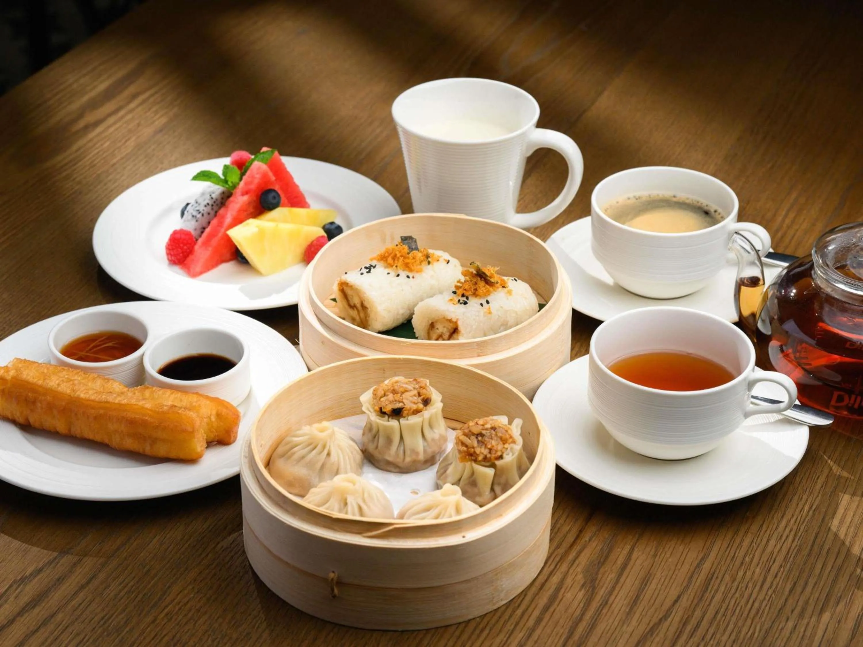 Breakfast in Sofitel Shanghai North Bund