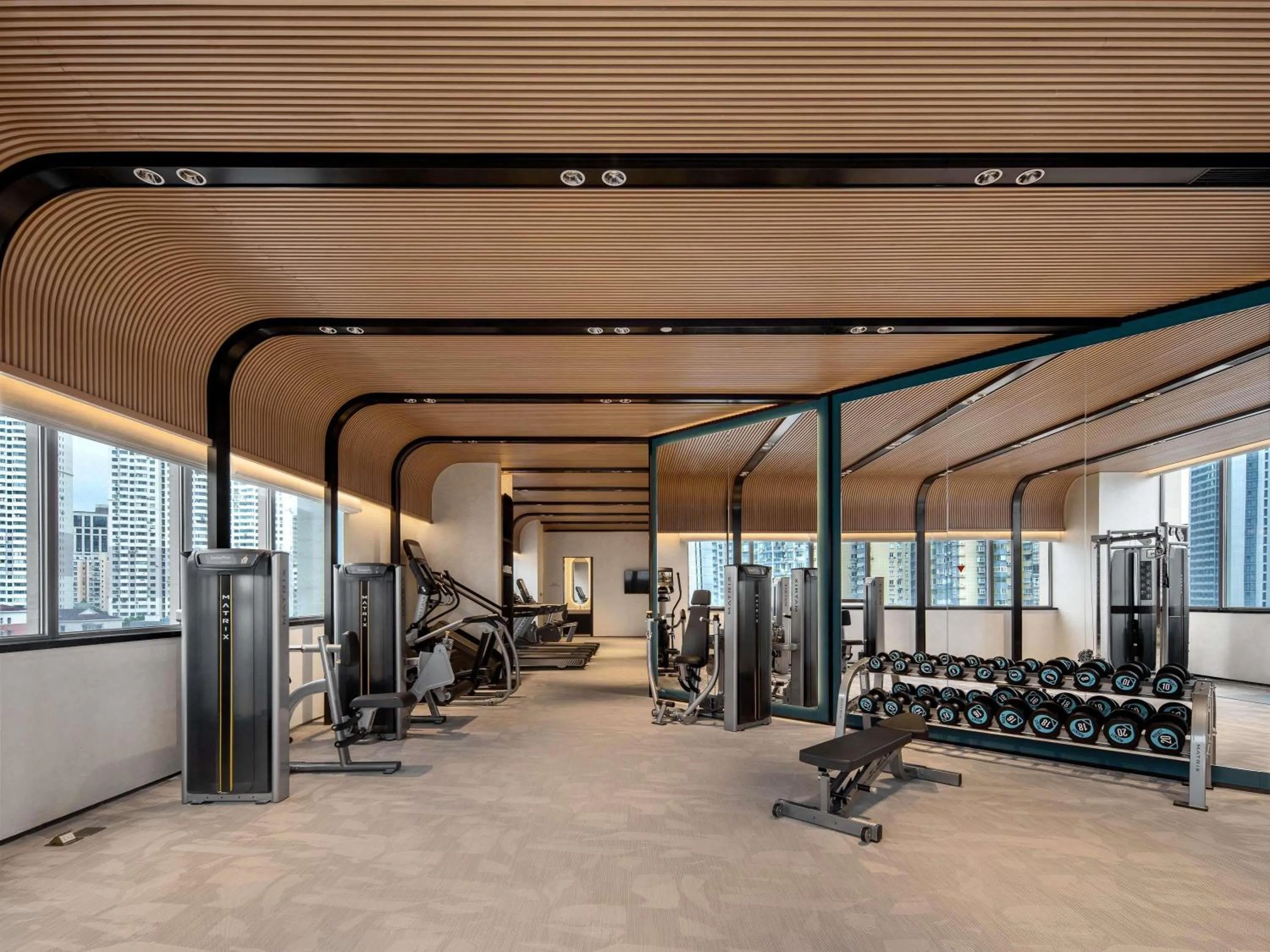 Fitness centre/facilities in Sofitel Shanghai North Bund