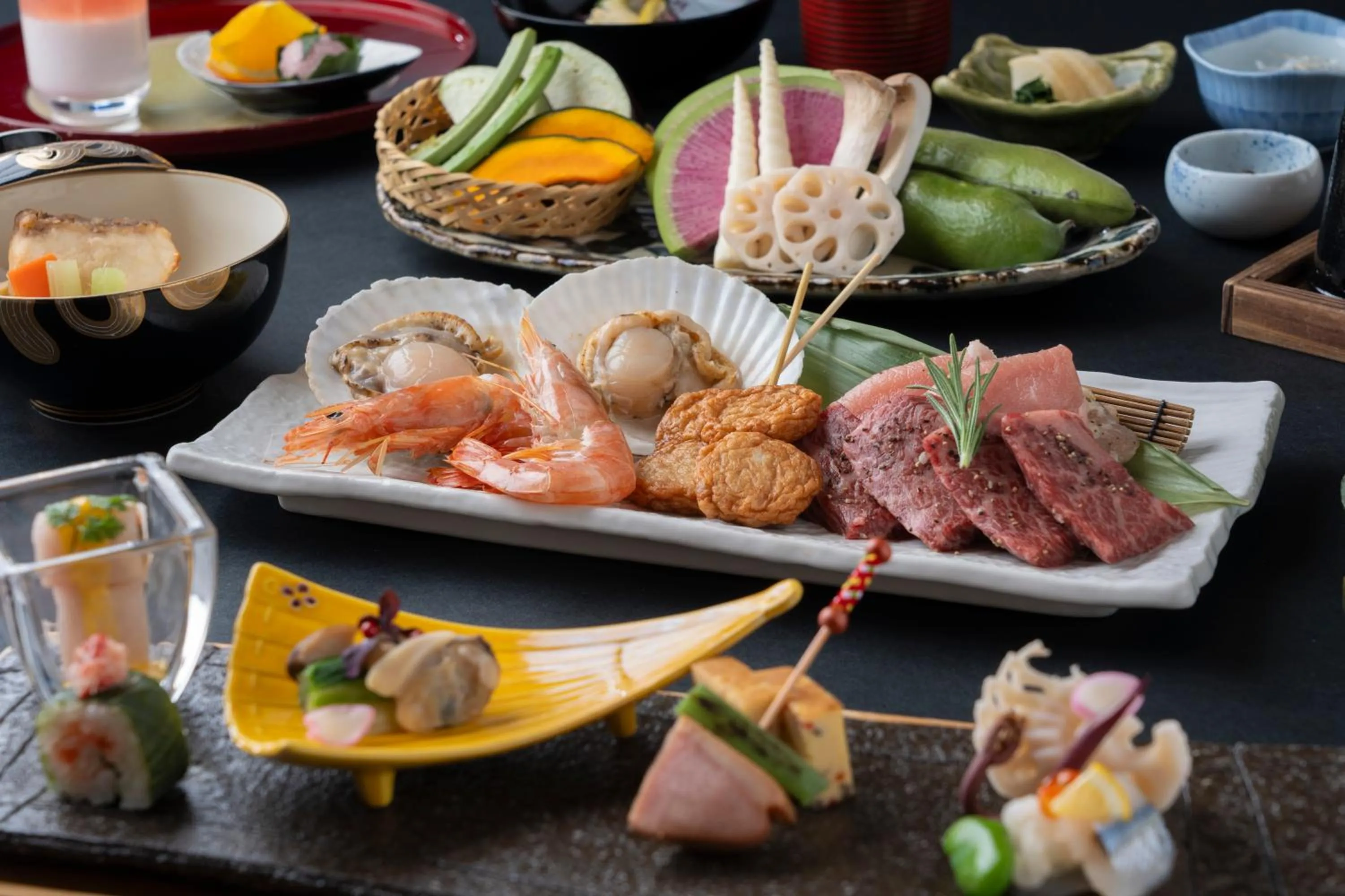 Food close-up in Mizunoto Reopening on April 1, 2025