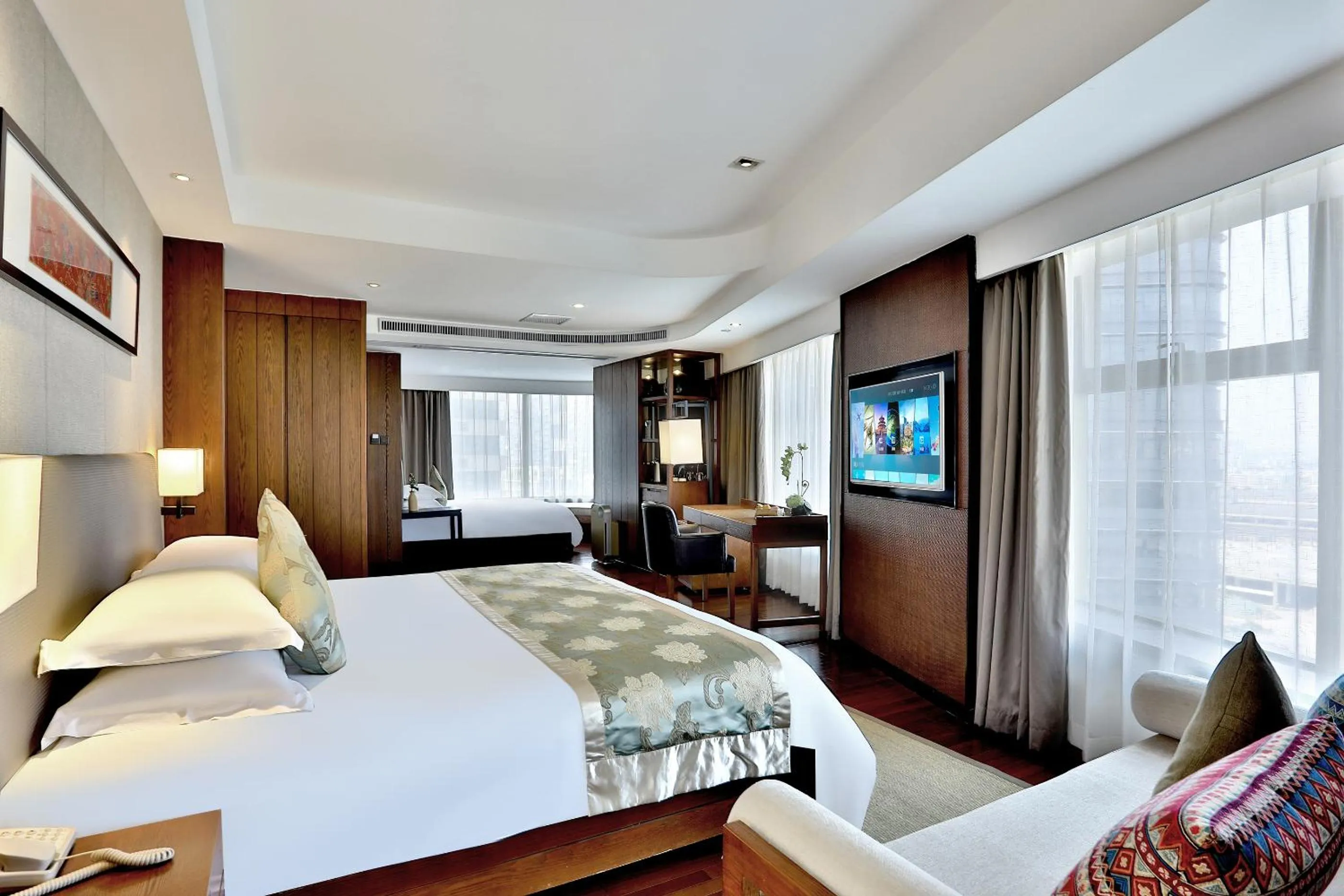 Bed in SSAW Boutique Hotel Hangzhou Wildwind