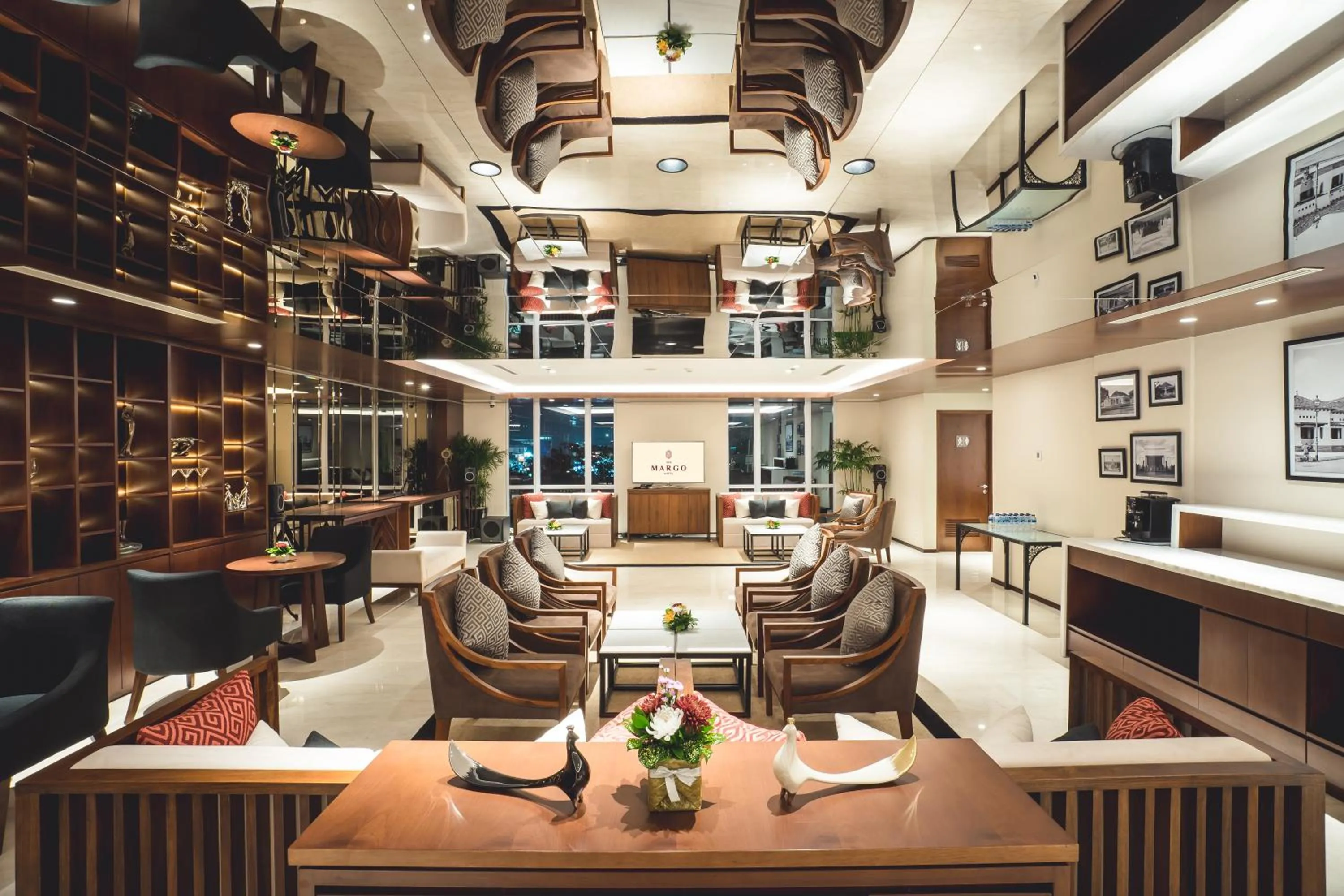 Seating area in The Margo Hotel