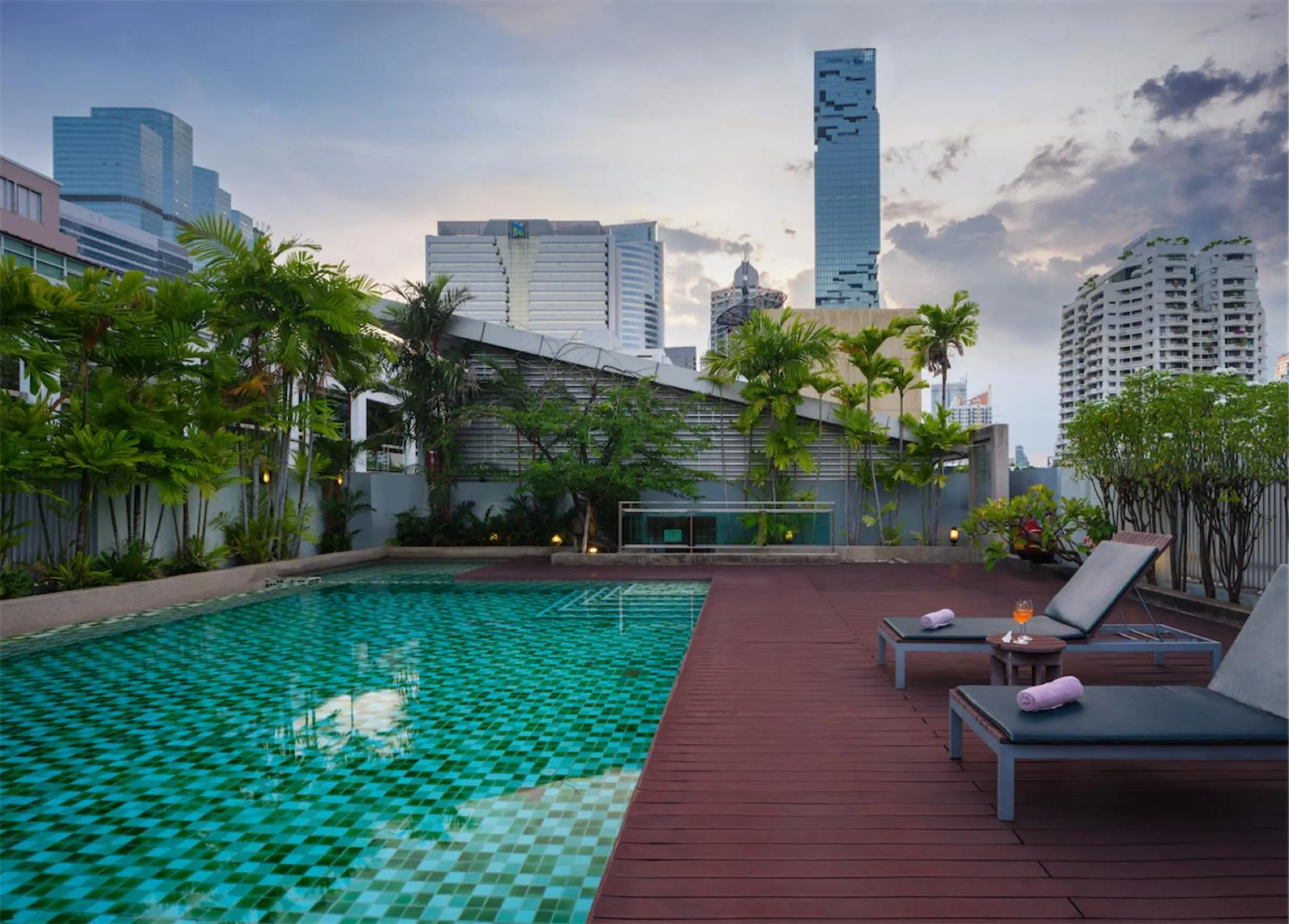 Swimming pool in Silom Lofts