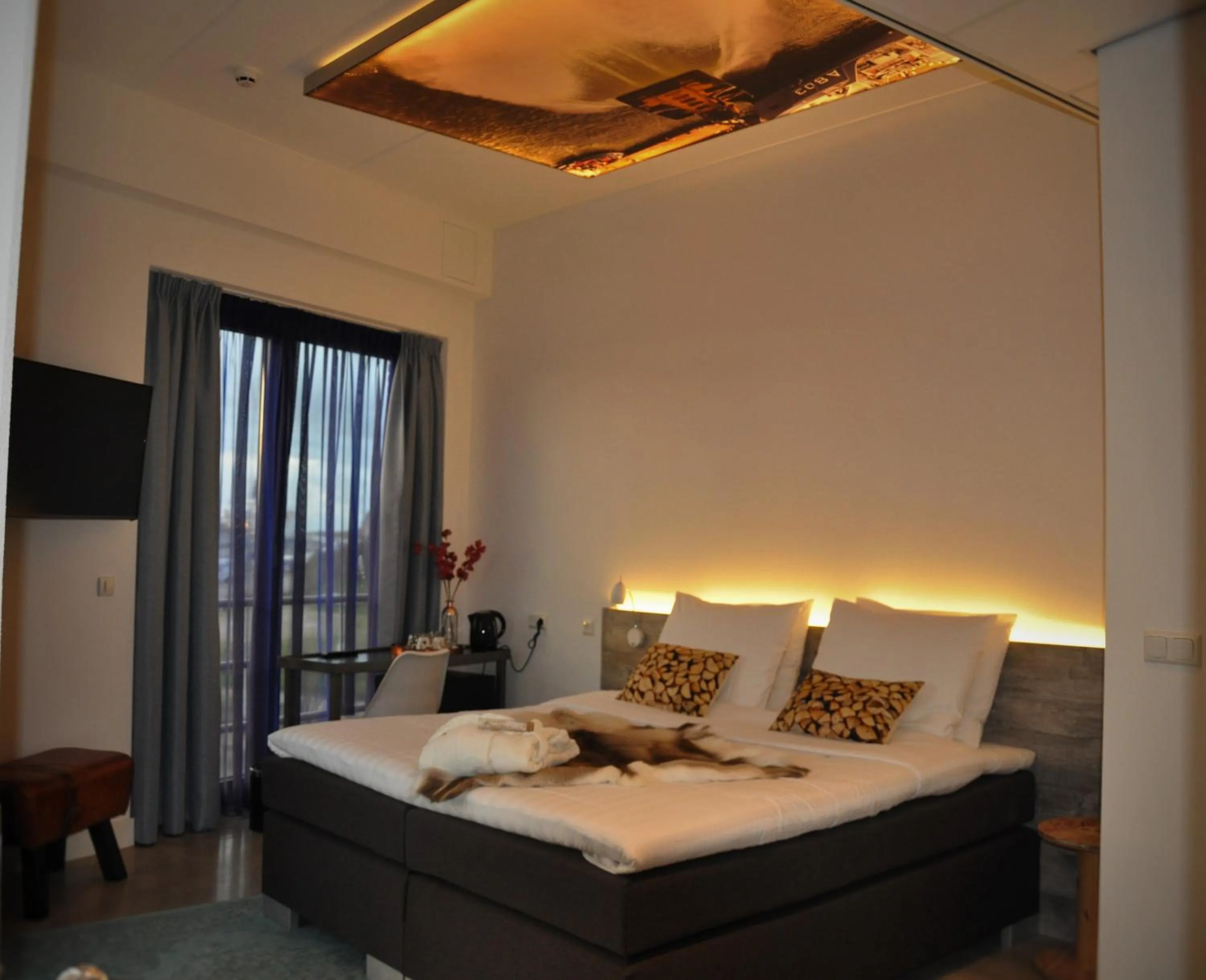 Bed in Hotel Rauw aan de Kade