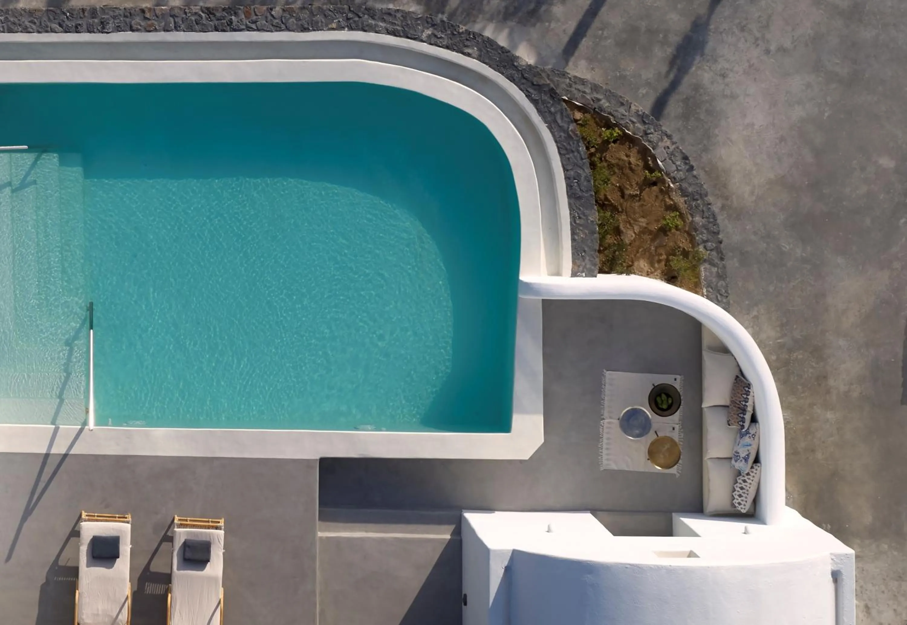 Swimming pool in Santo Pure Oia Suites & Villas