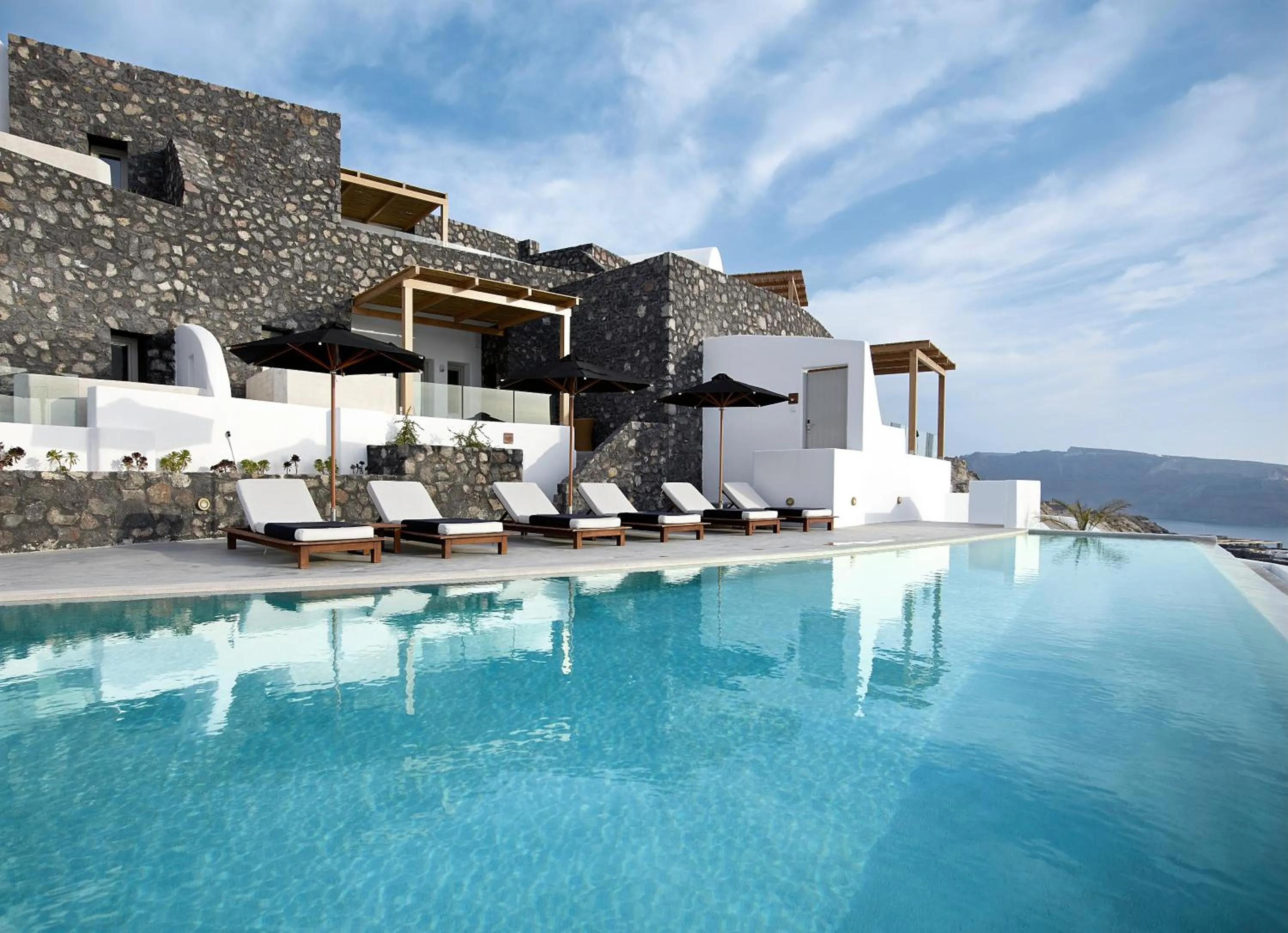 Swimming pool in Santo Pure Oia Suites & Villas
