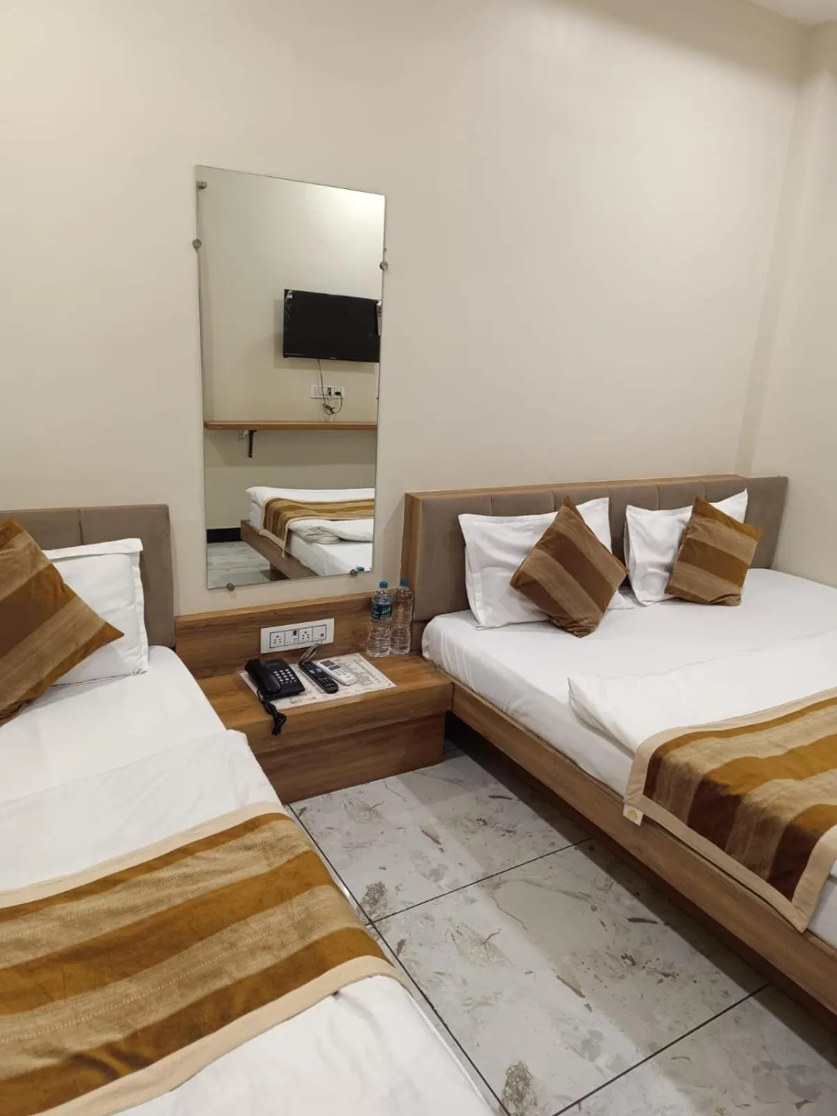 Bed in ShyamRaj Hotel