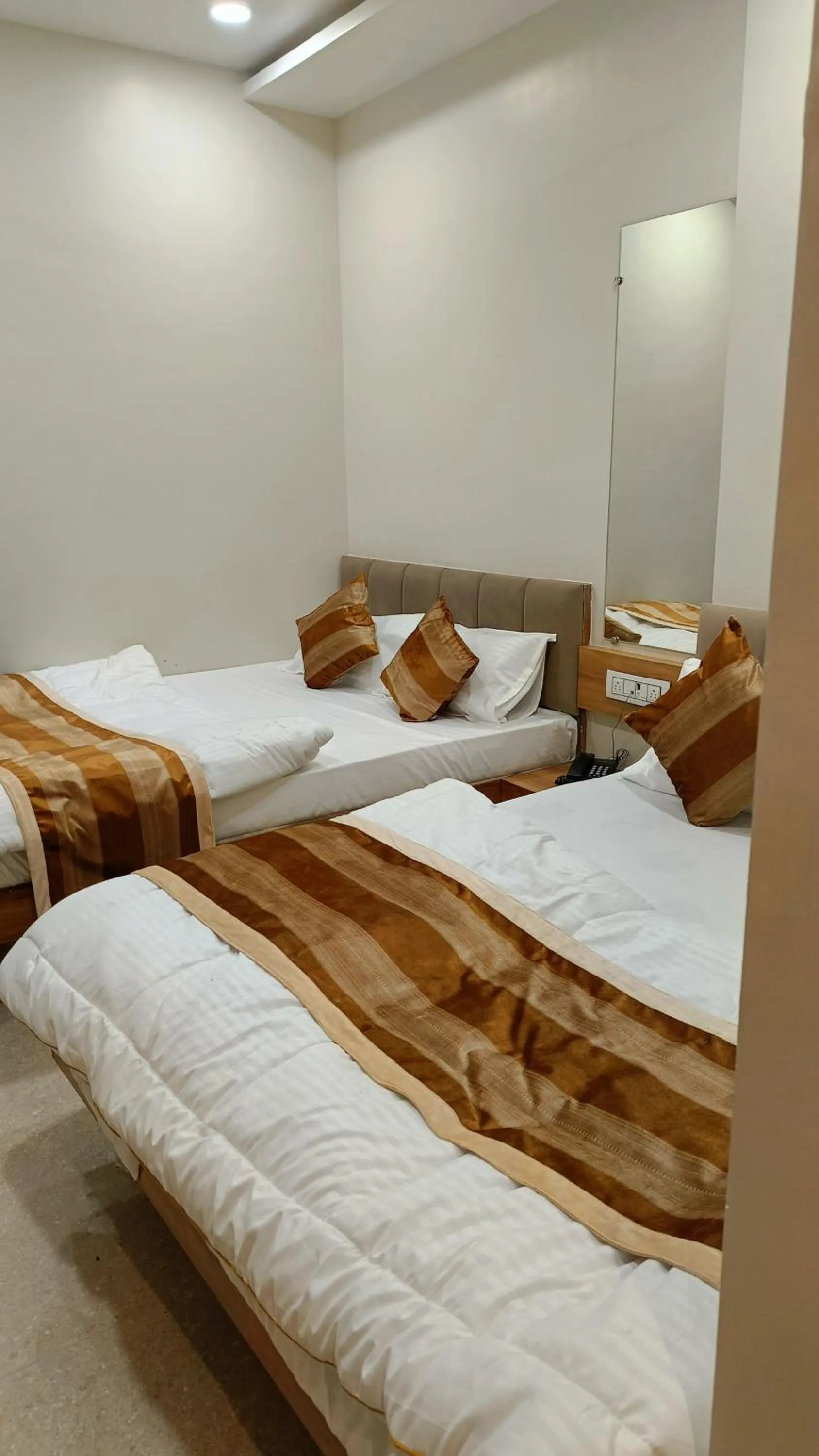 Bed in ShyamRaj Hotel