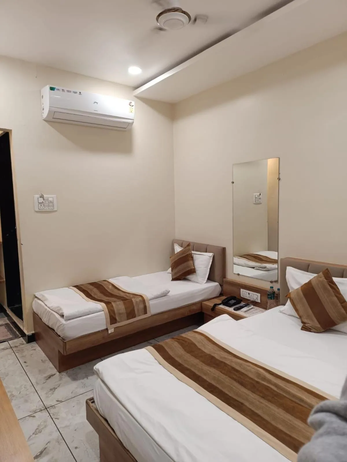 Bed in ShyamRaj Hotel