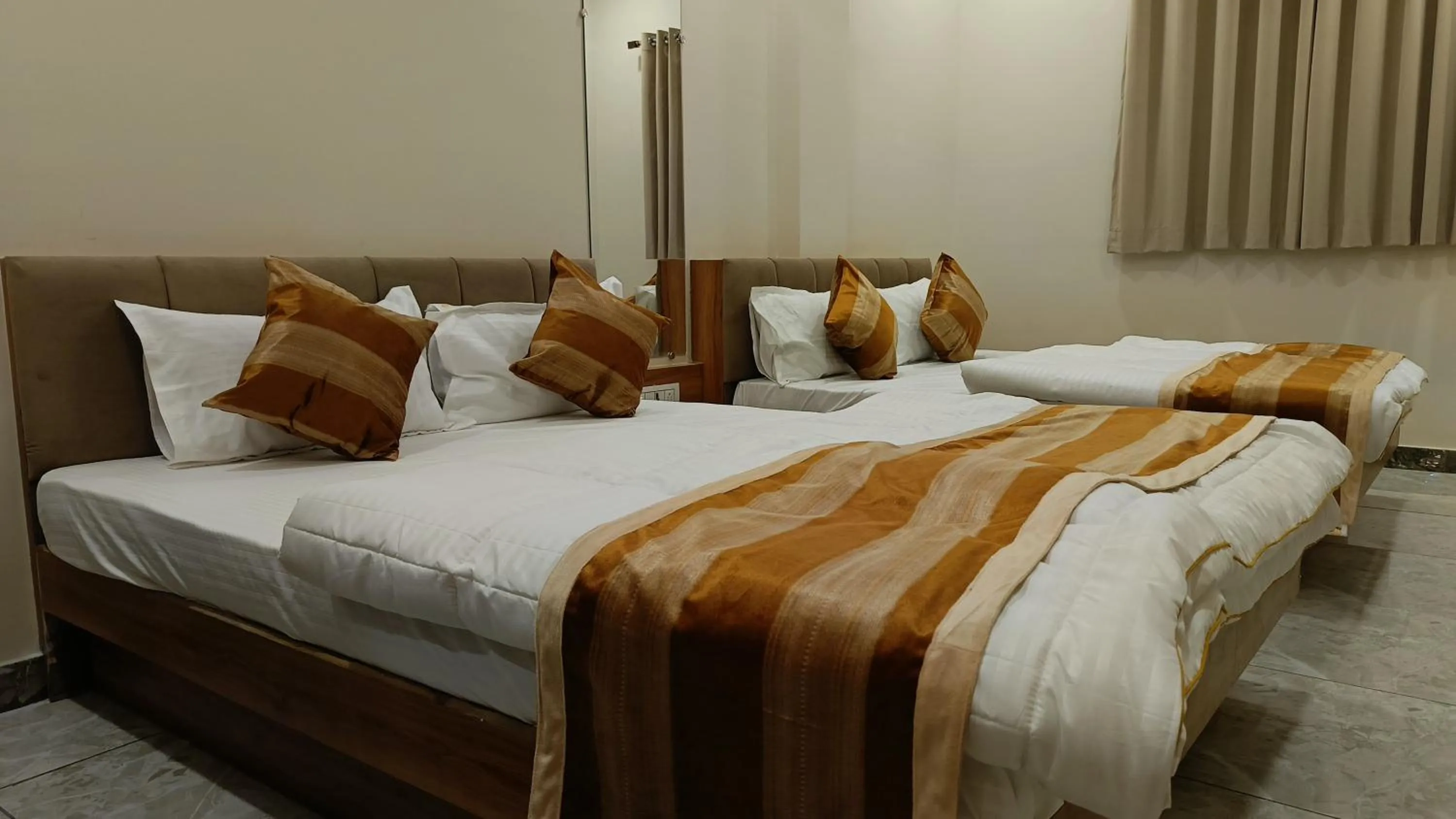 Bed in ShyamRaj Hotel