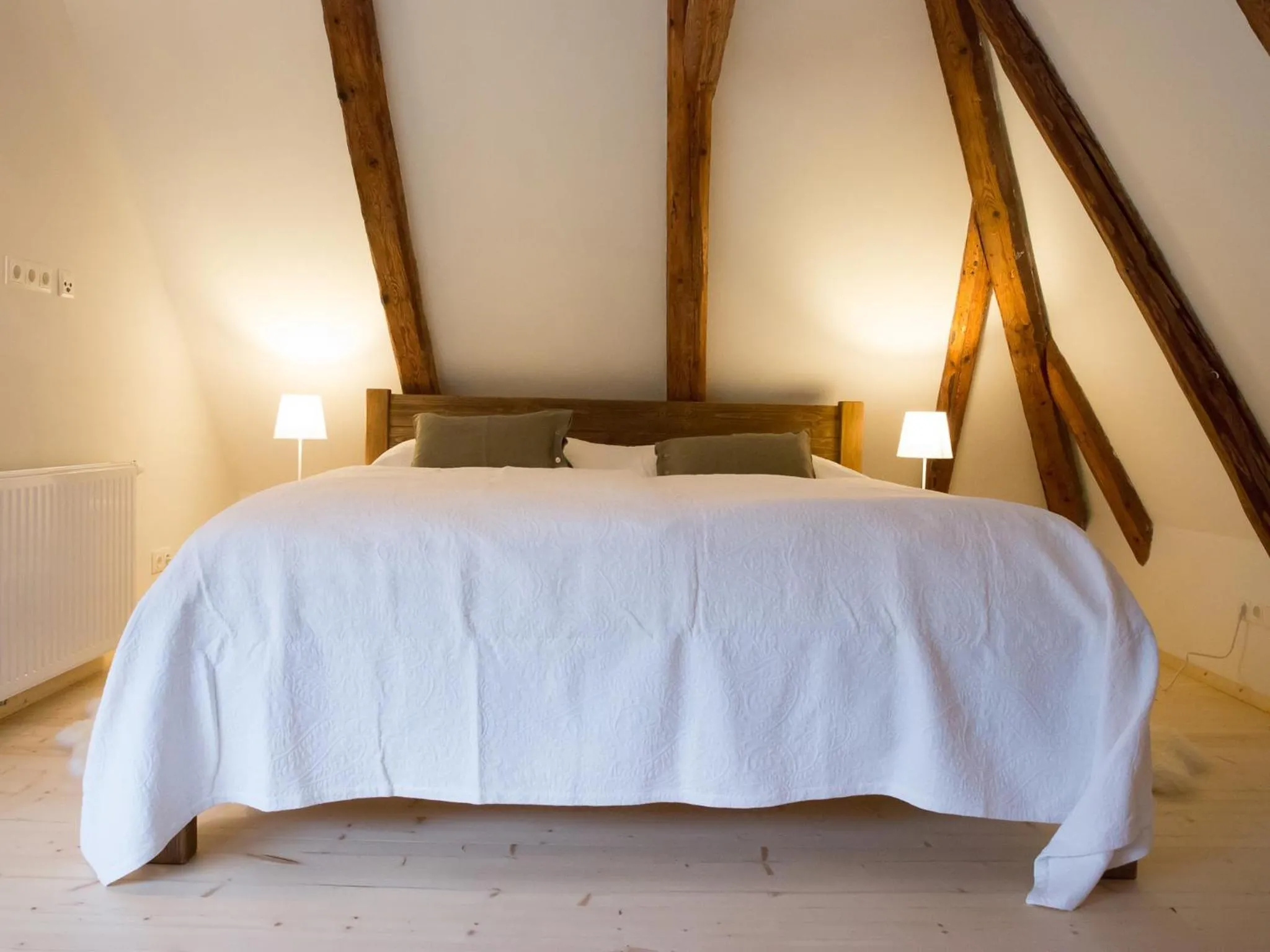Bed in Apartement Schlaf Gut - mitten in der Wachau