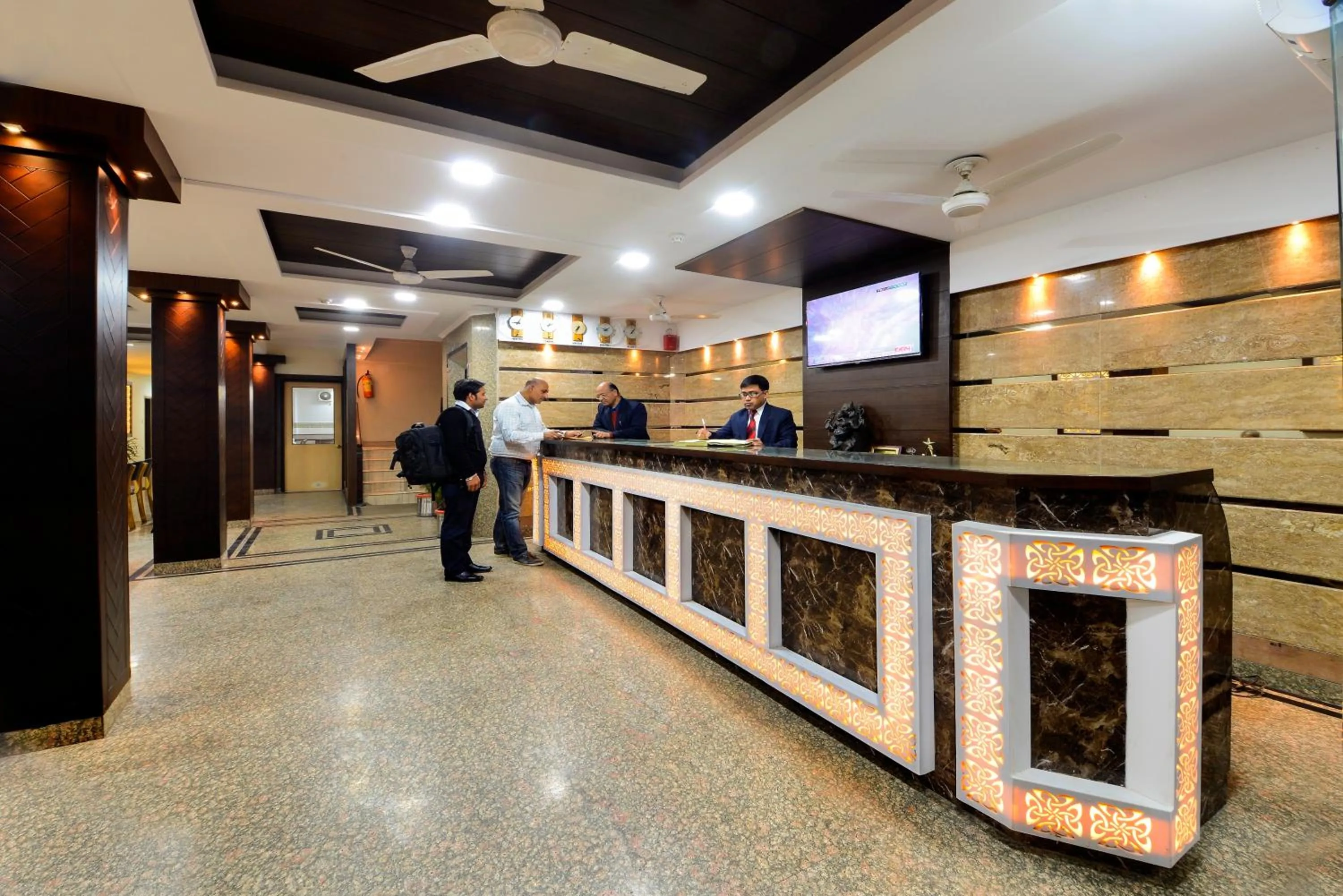 Lobby or reception in Hotel Ashish Palace