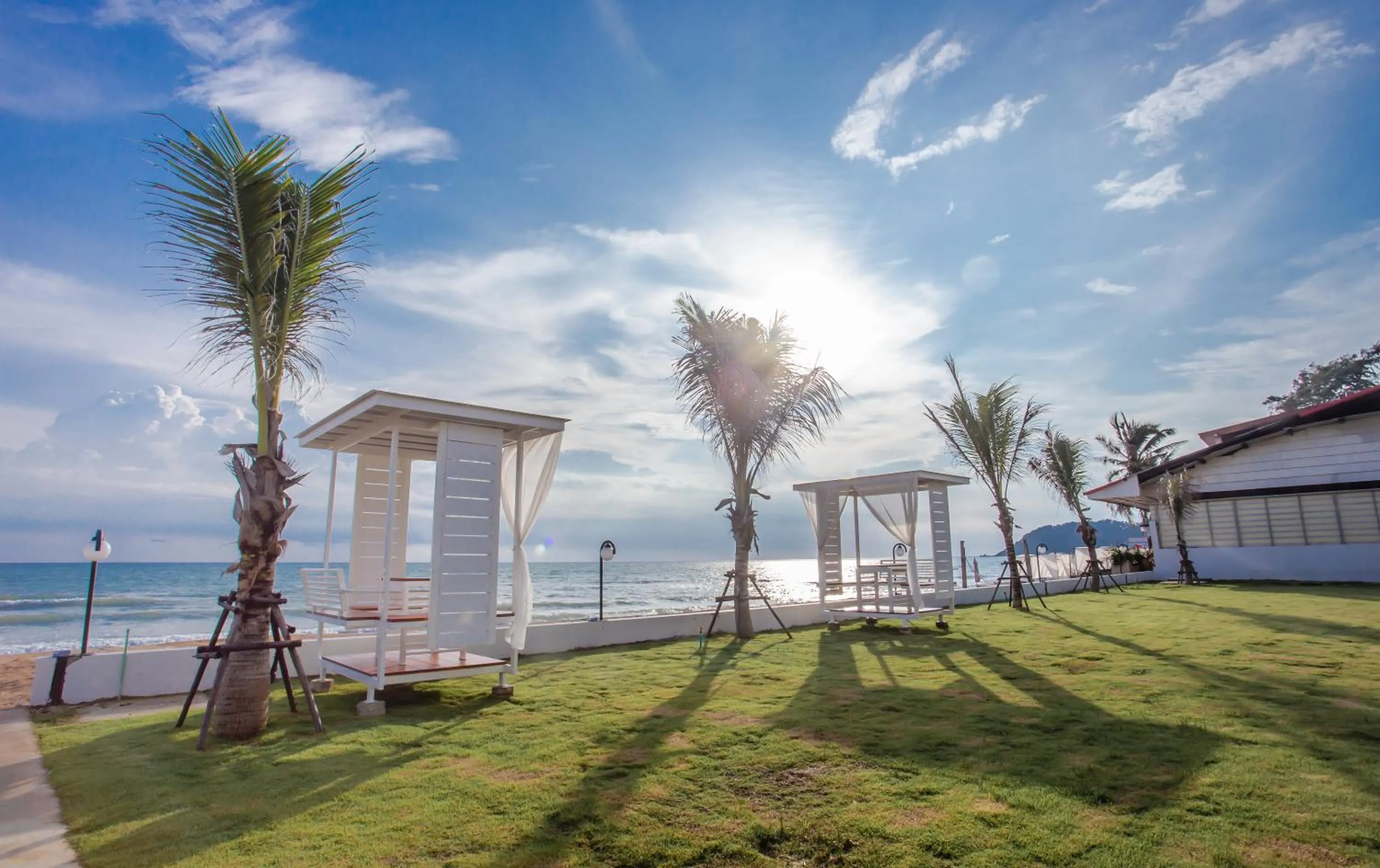 Patio in Saint Tropez Beach Hotel