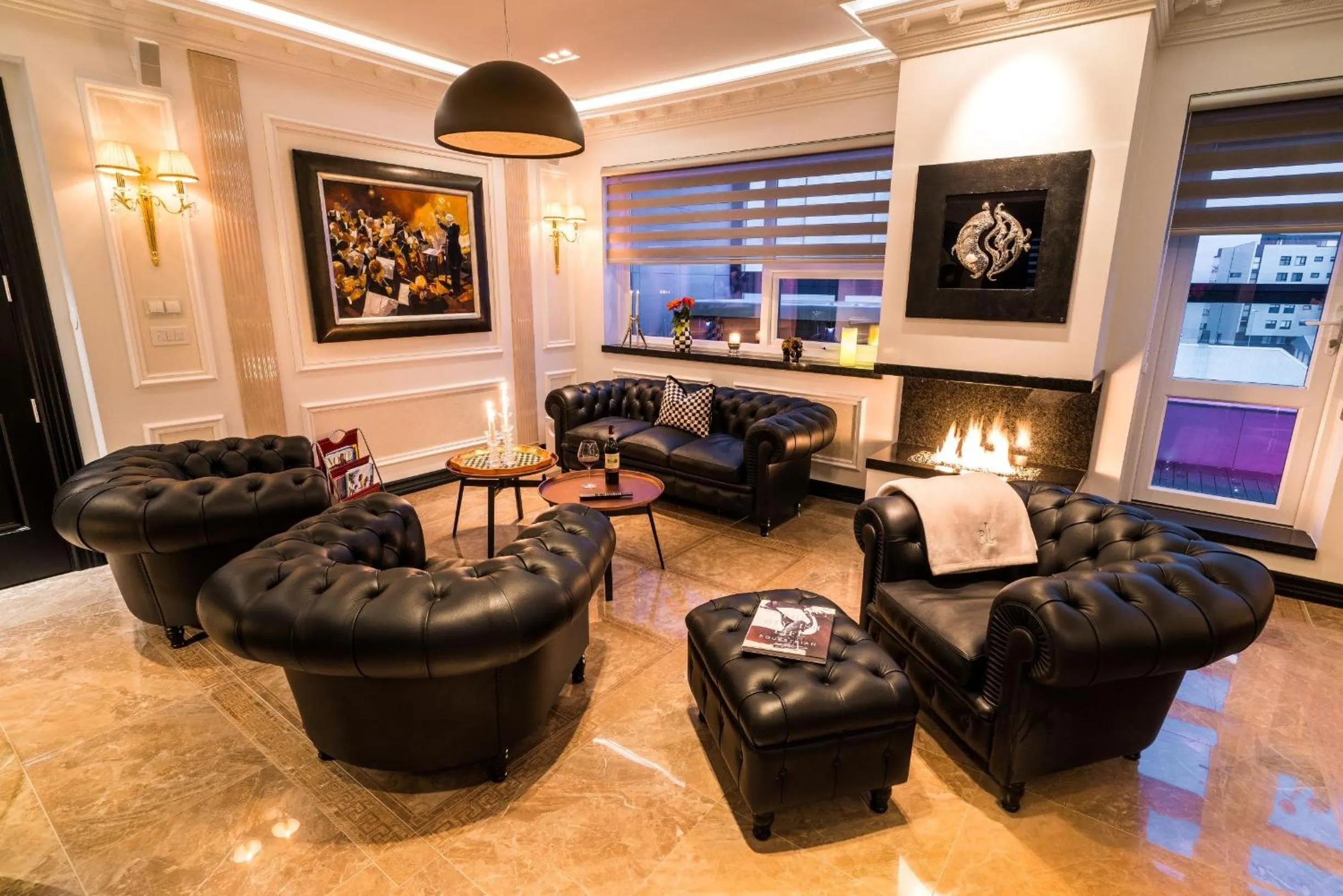 Living room in Diamond Suites by Reykjavik Keflavik Airport