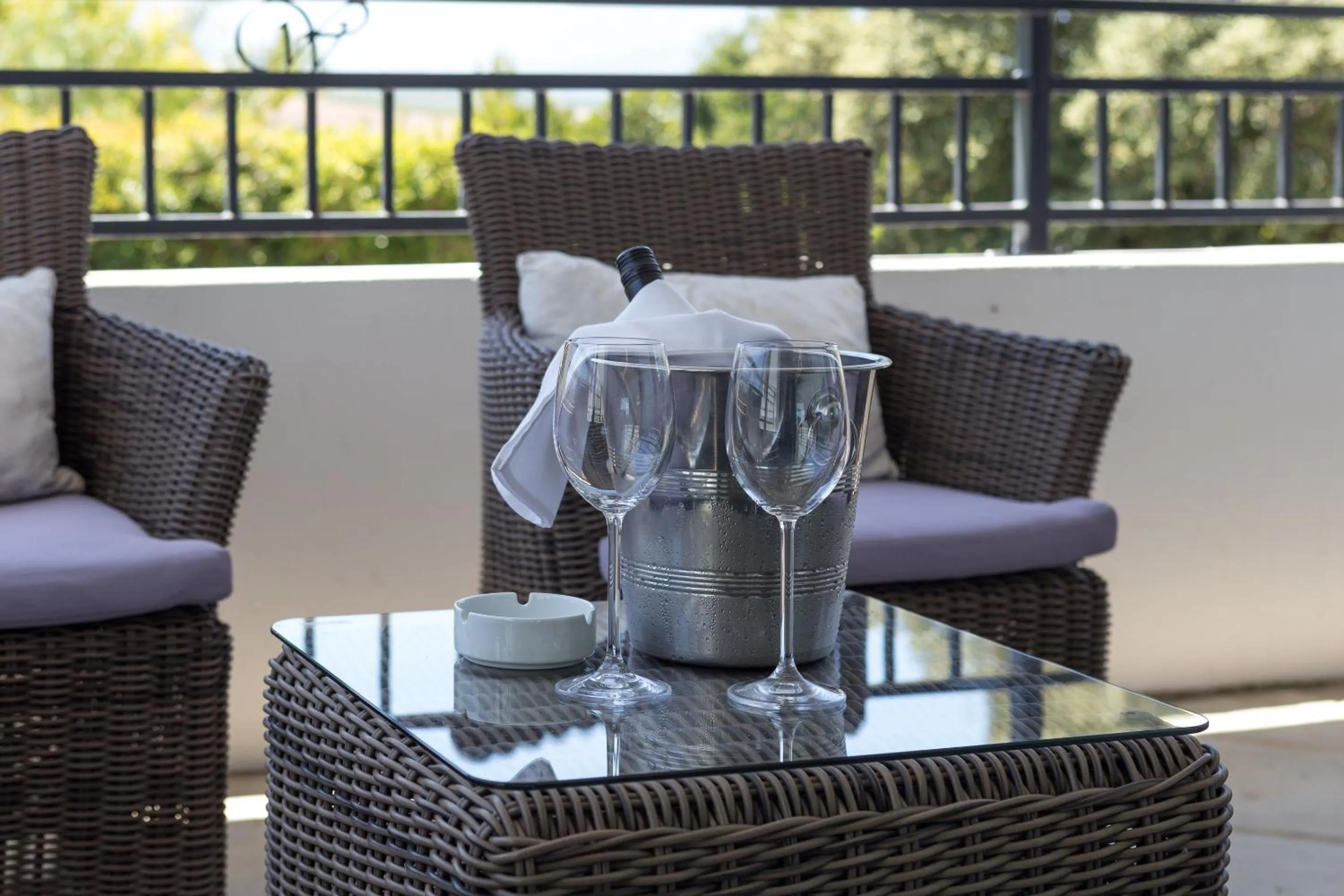 Balcony/Terrace in Wedgeview Country House & Spa