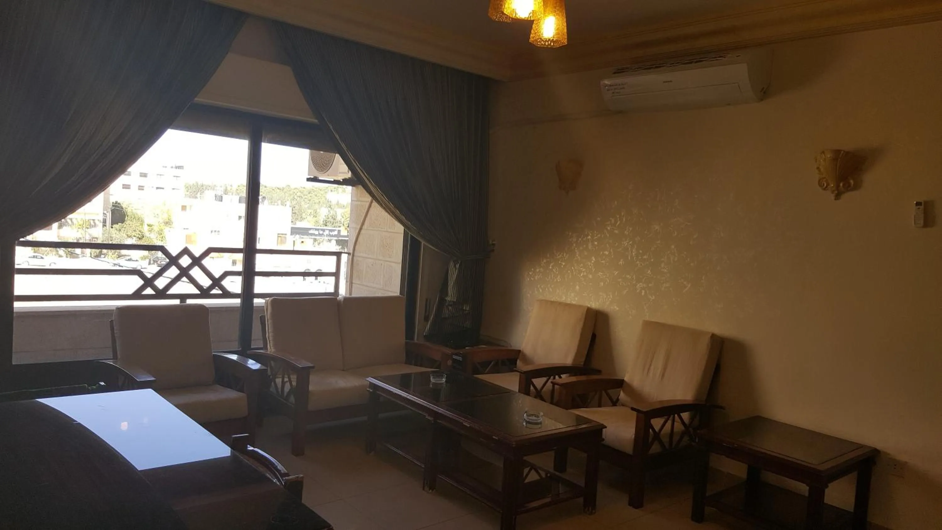 Seating area in Al Khaleej Hotel Apartments