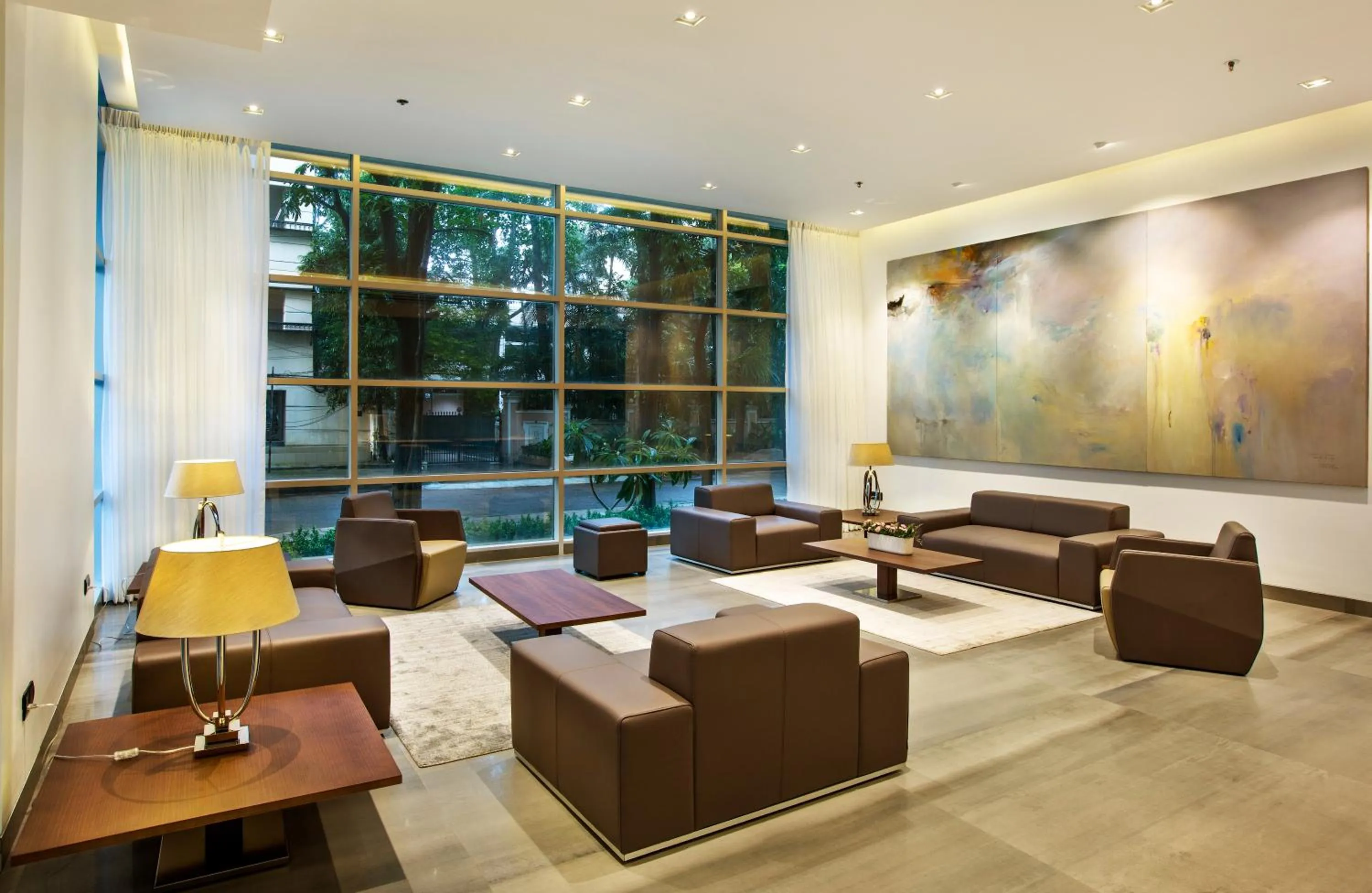 Lobby or reception in Space Hotel and Apartments