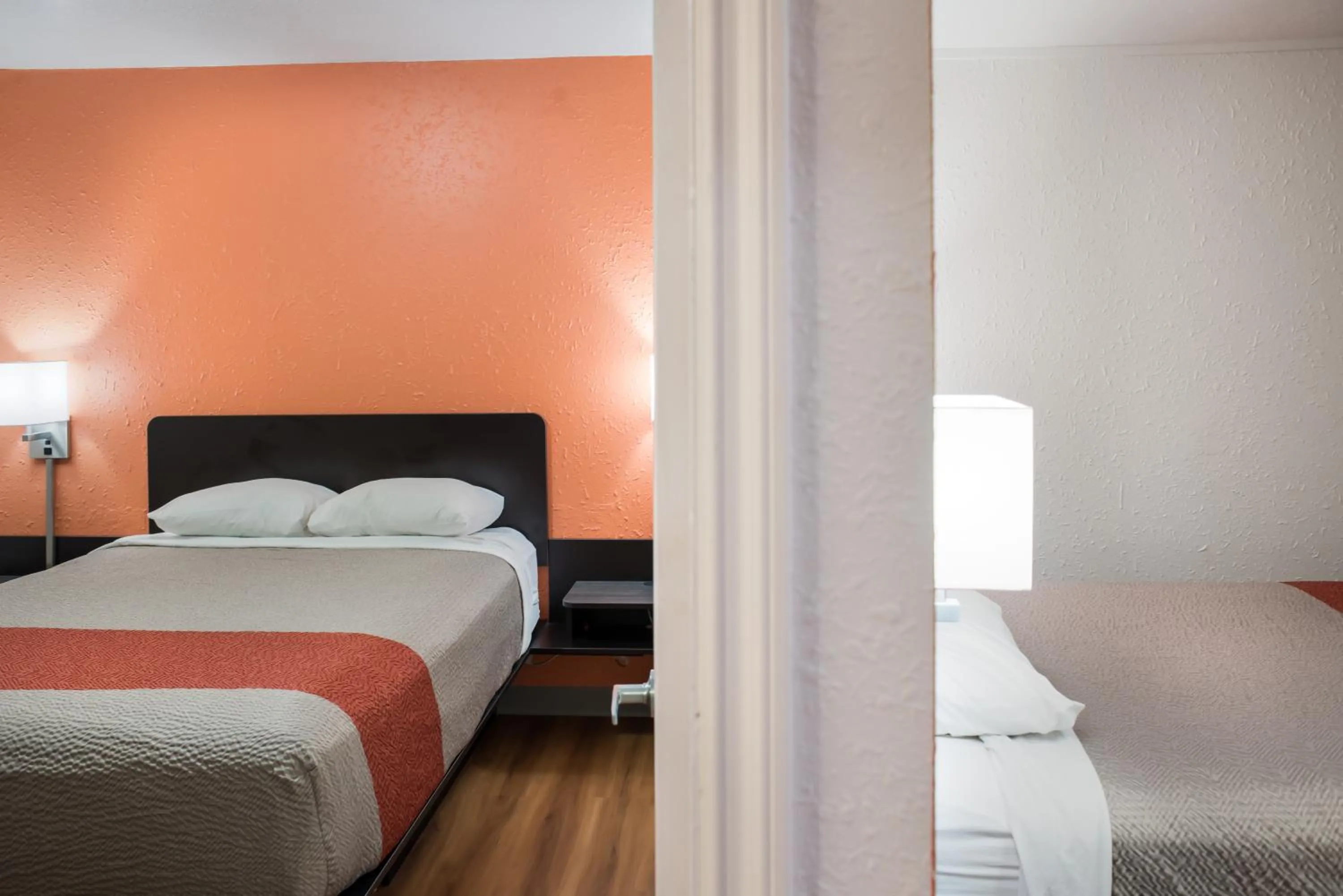 Bed in Motel 6-Fort St. John, BC