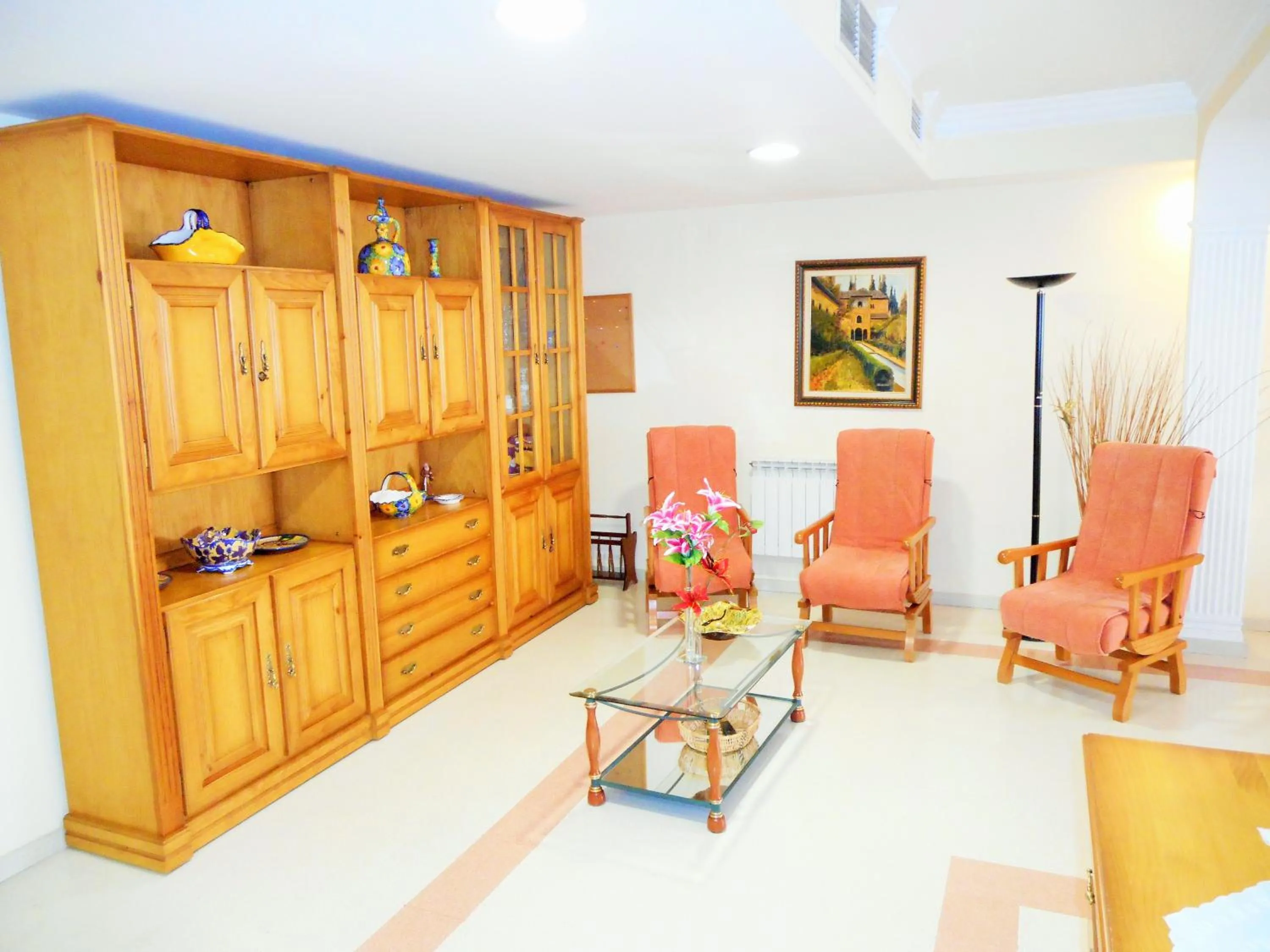 Communal lounge/ TV room in Martin House & Granada