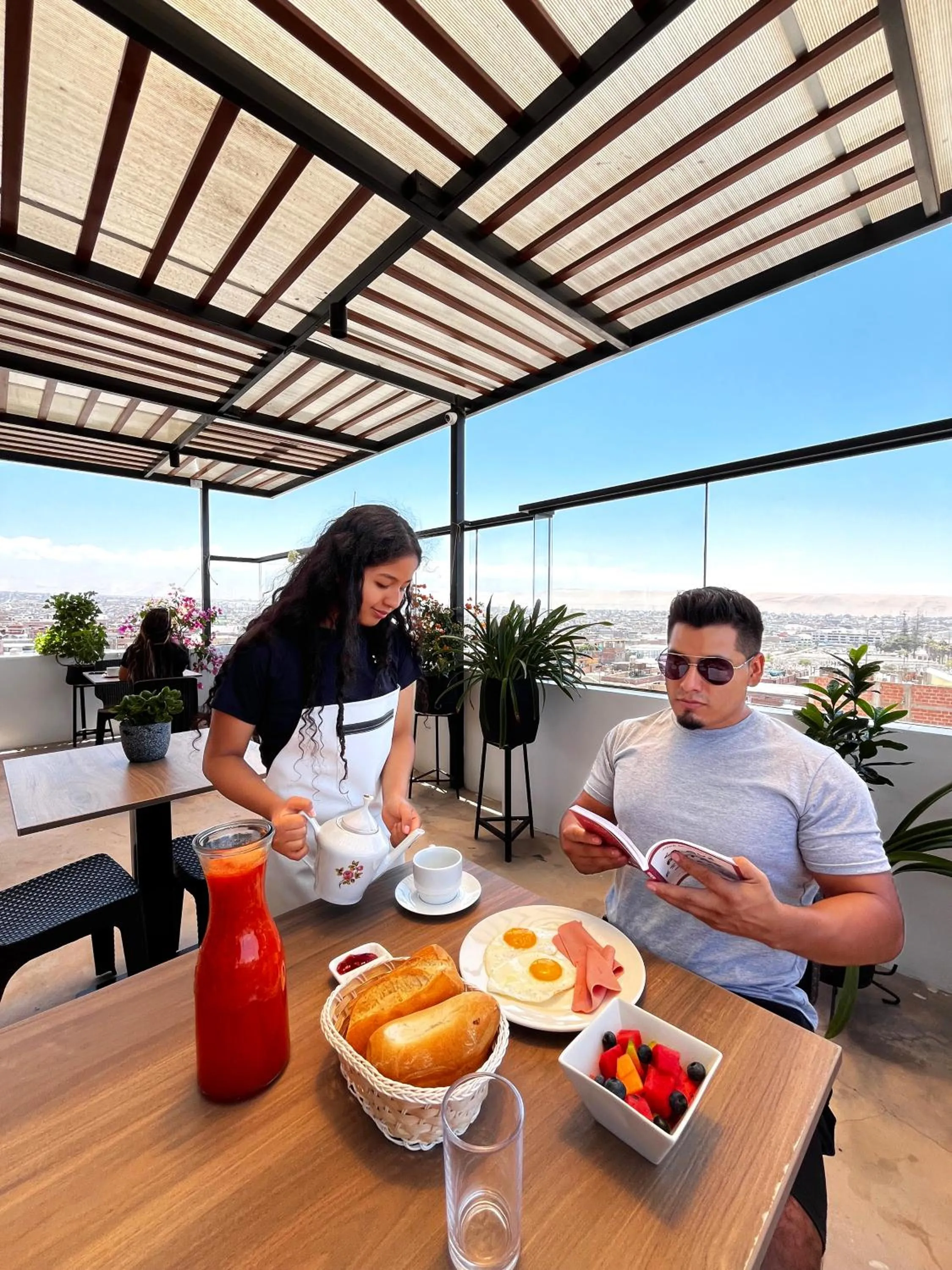 View (from property/room) in Hostal Bryan