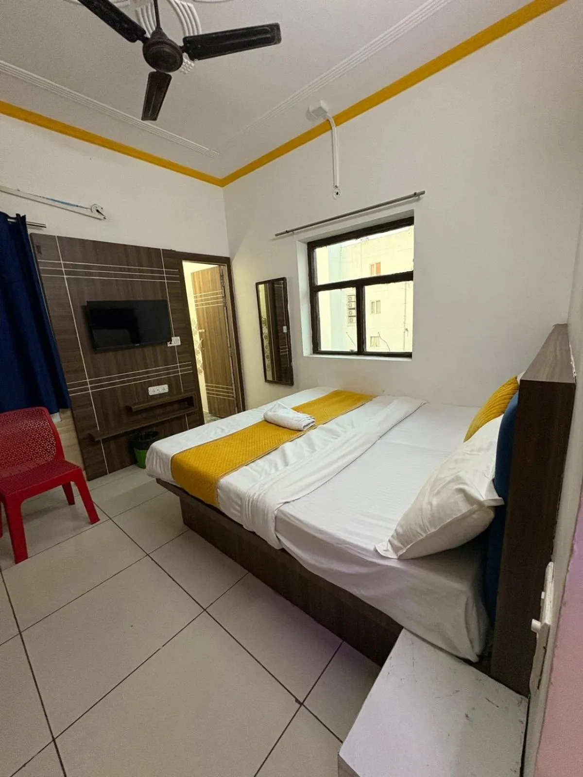 Bed in AD ressidency Hotel