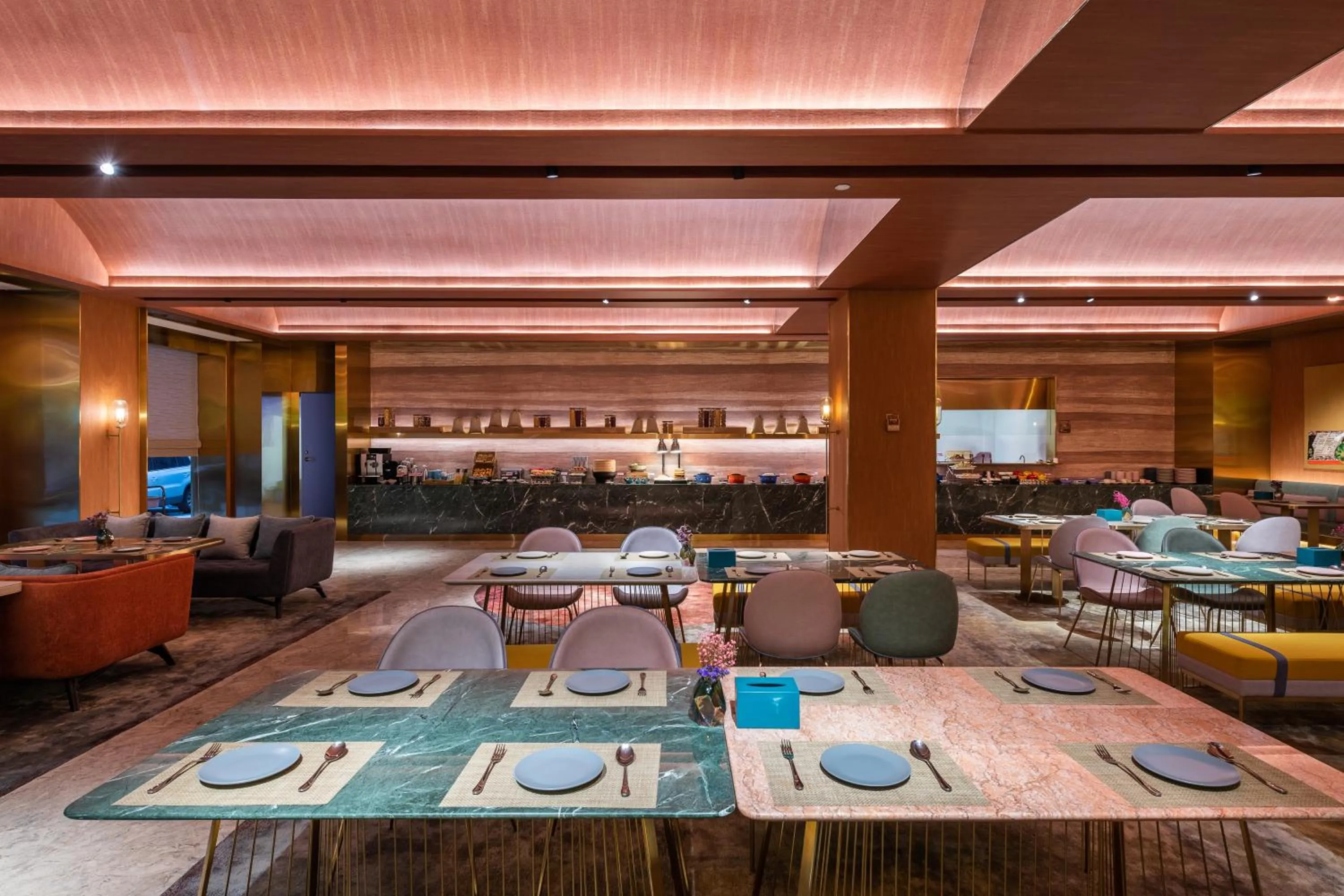 Restaurant/places to eat in Manxin Hotel, Xi'an Bell Tower Muslim Quarter