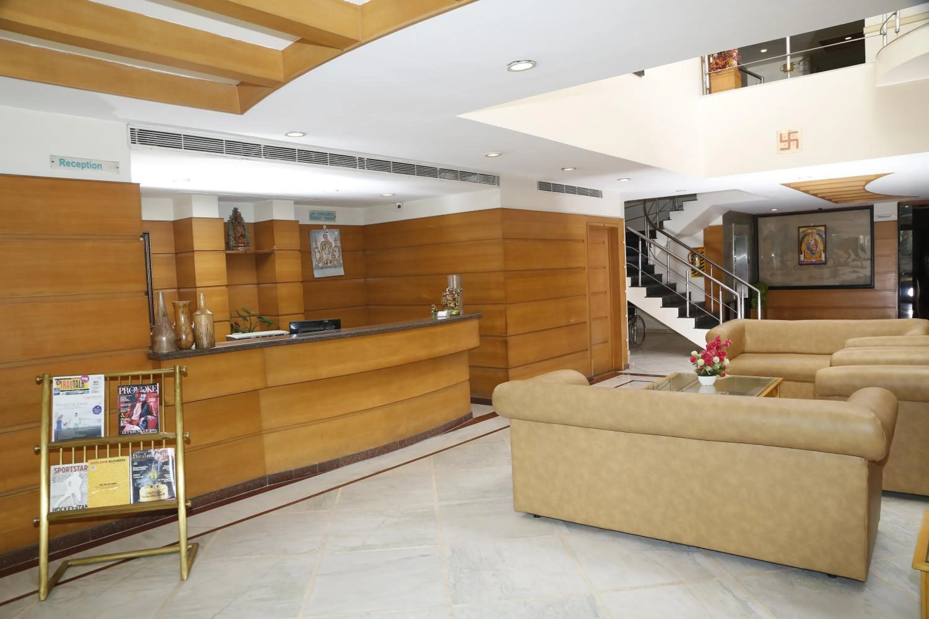 Lobby or reception in HOTEL GRAND PLAZzA