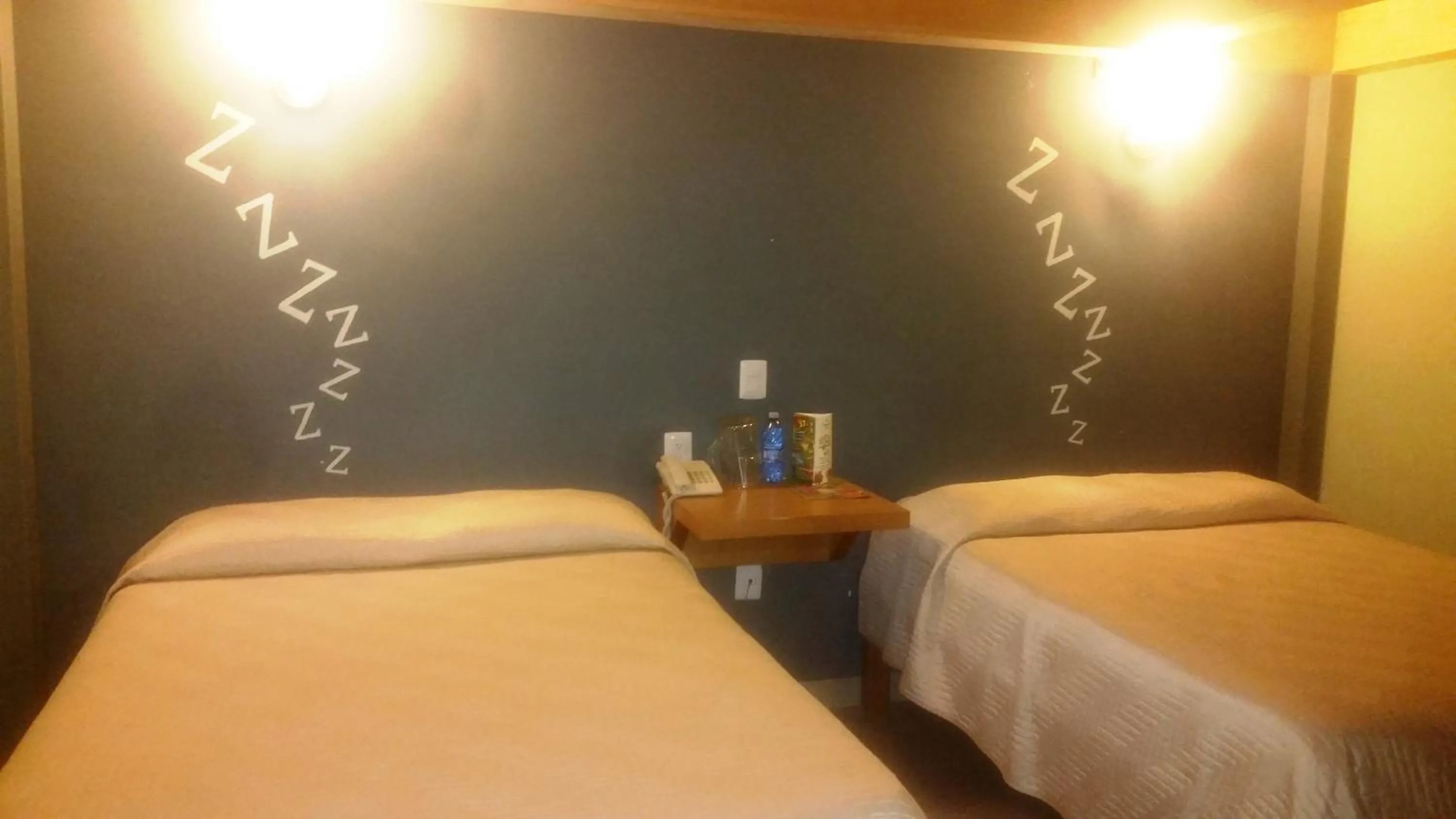 Matrimonial room with one double bed. in Hotel Plaza Queretaro