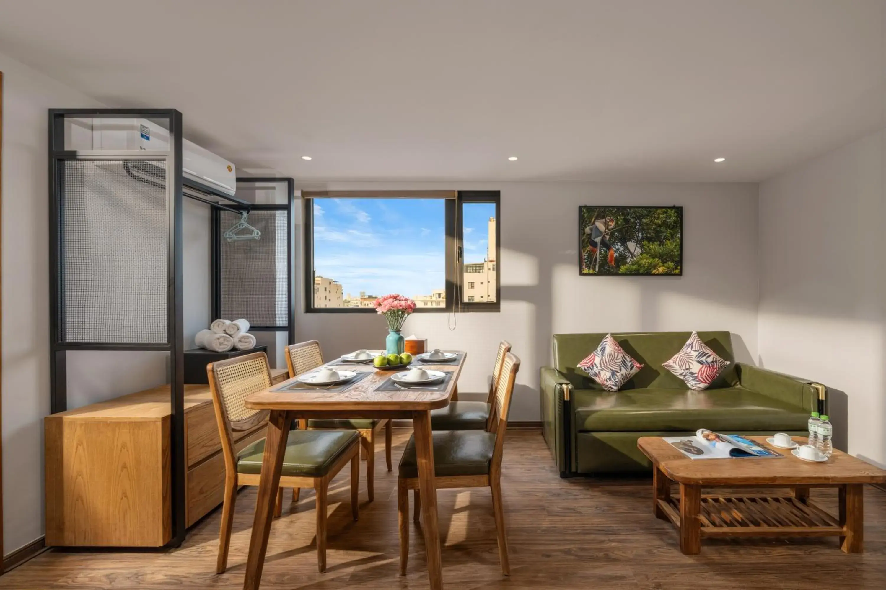 Deluxe One-Bedroom Apartment with City View in Taian Hotel & Apartment Deluxe One-Bedroom Apartment with City View in Taian Hotel & Apartment