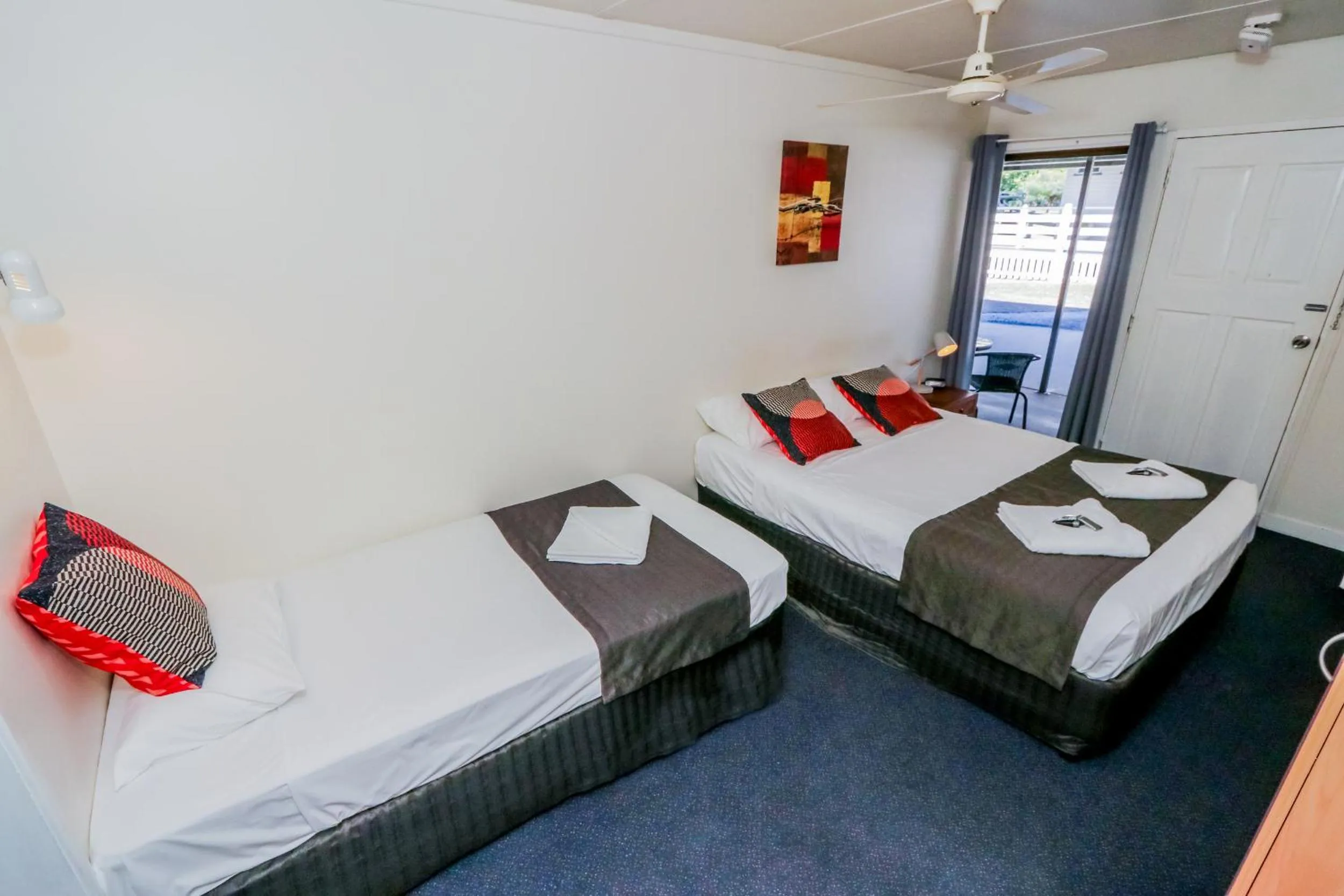 Bed in Miriam Vale Motel