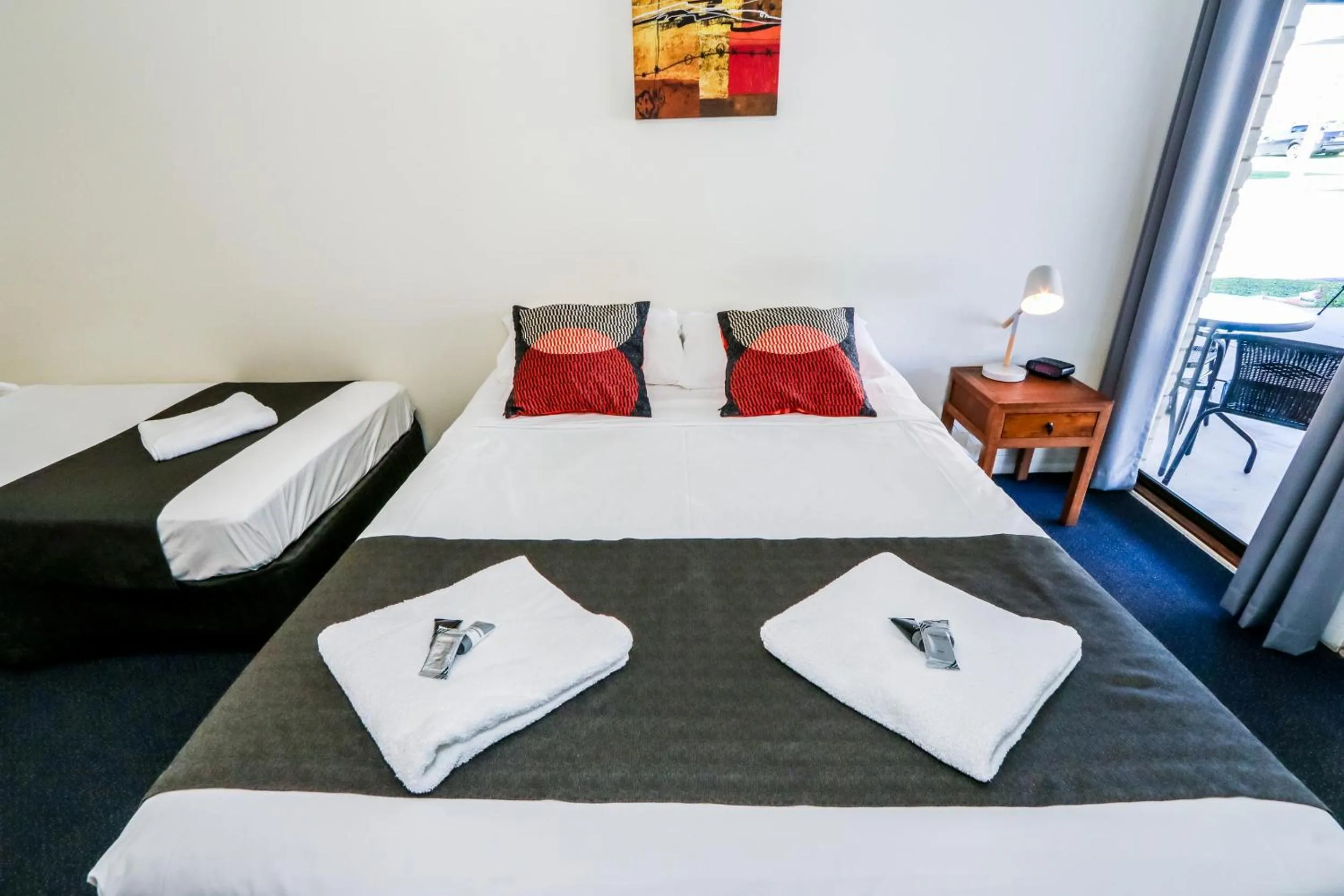 Bed in Miriam Vale Motel