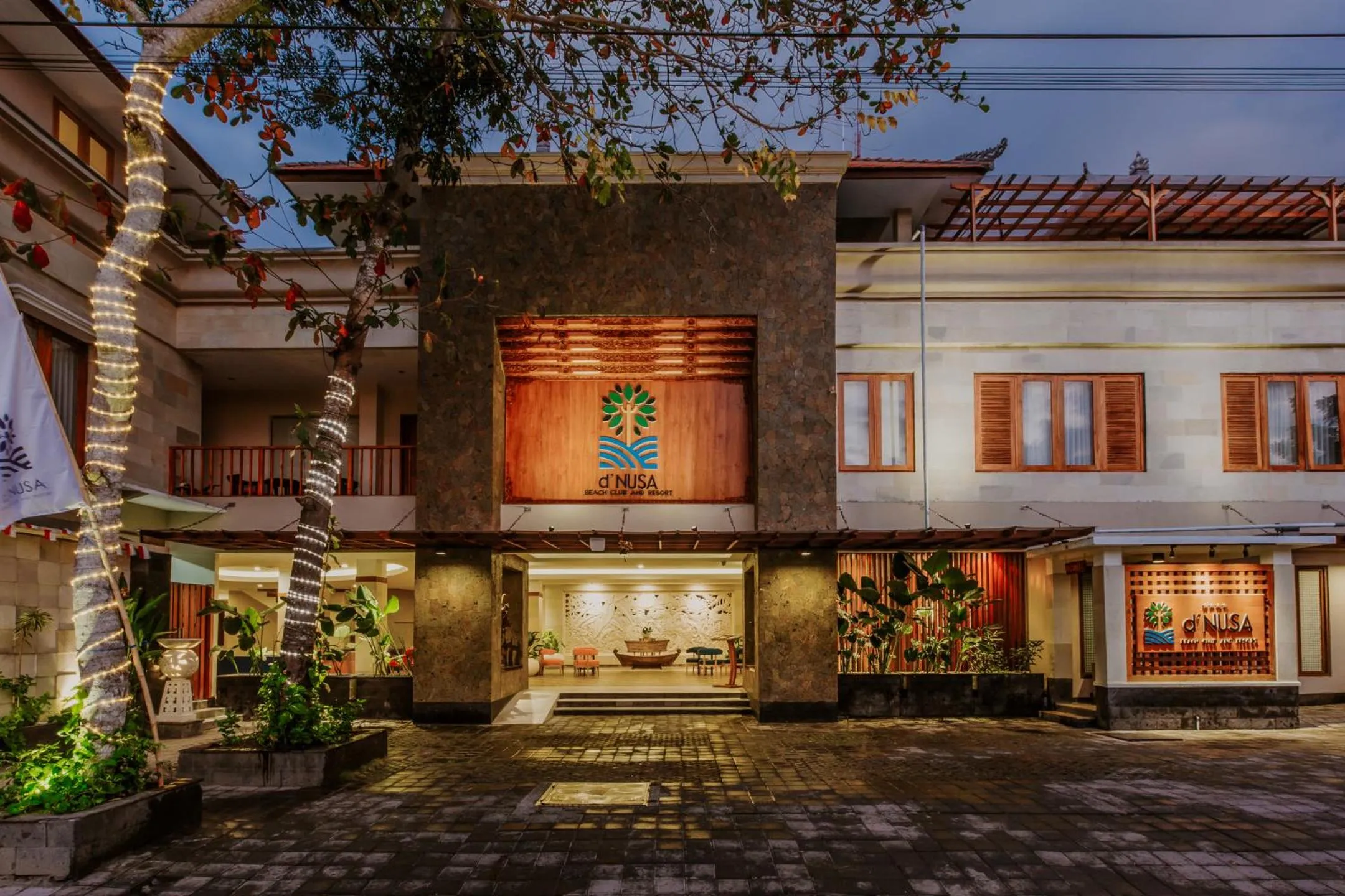 Property building in d'Nusa Beach Club and Resort