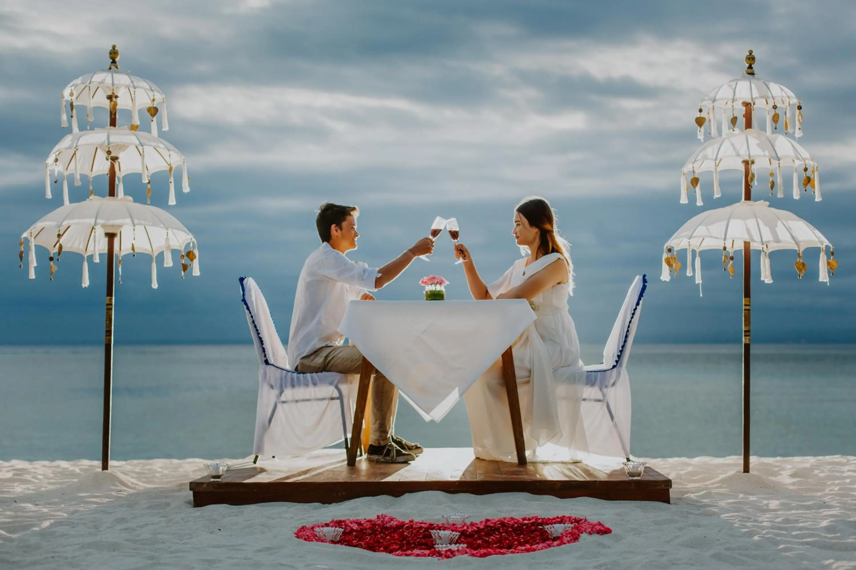 Beach in d'Nusa Beach Club and Resort