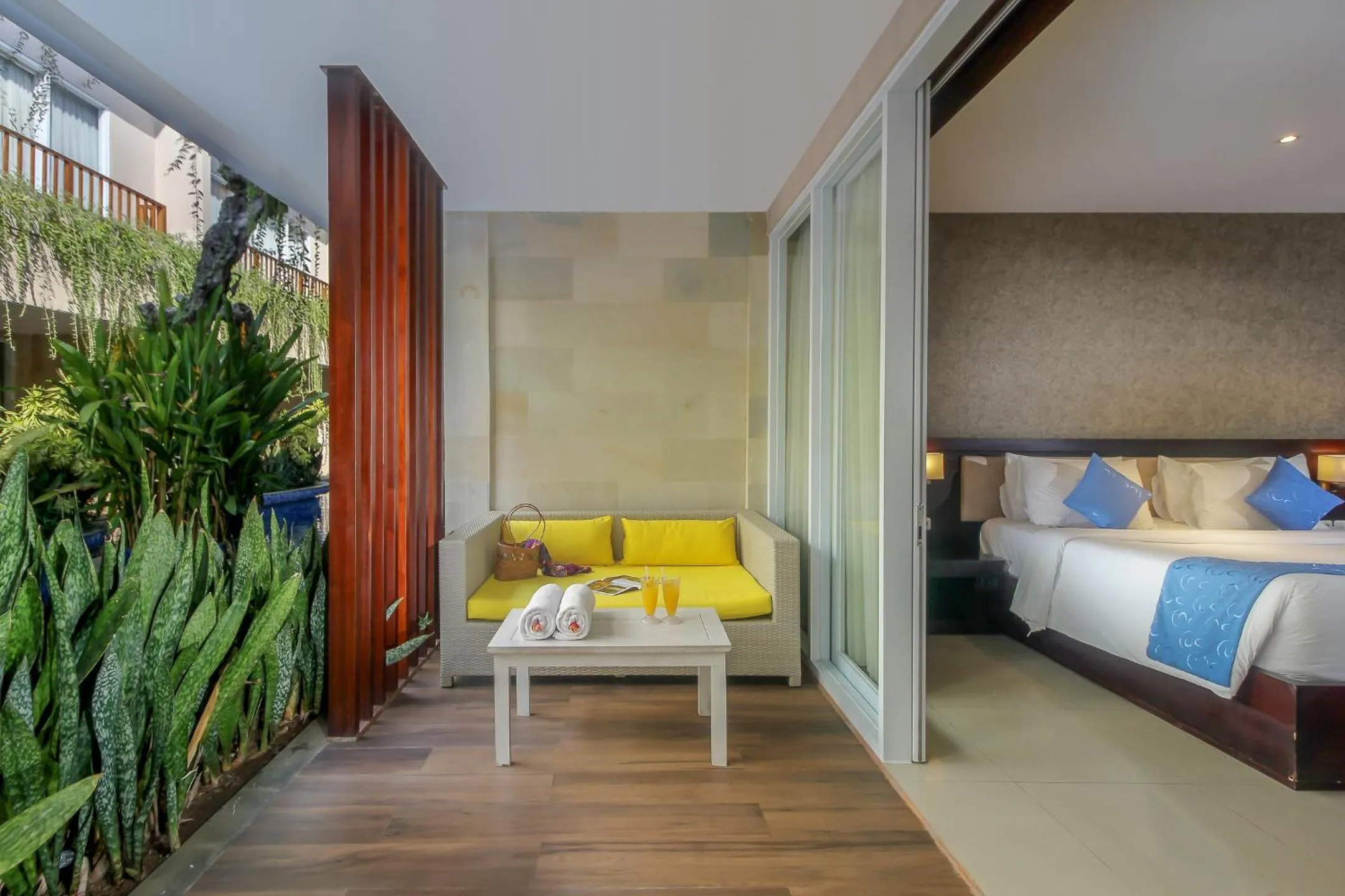Bedroom, Bed in d'Nusa Beach Club and Resort