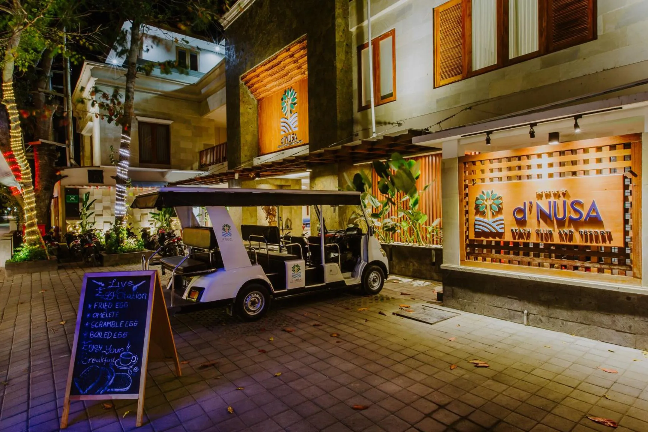 Property building in d'Nusa Beach Club and Resort