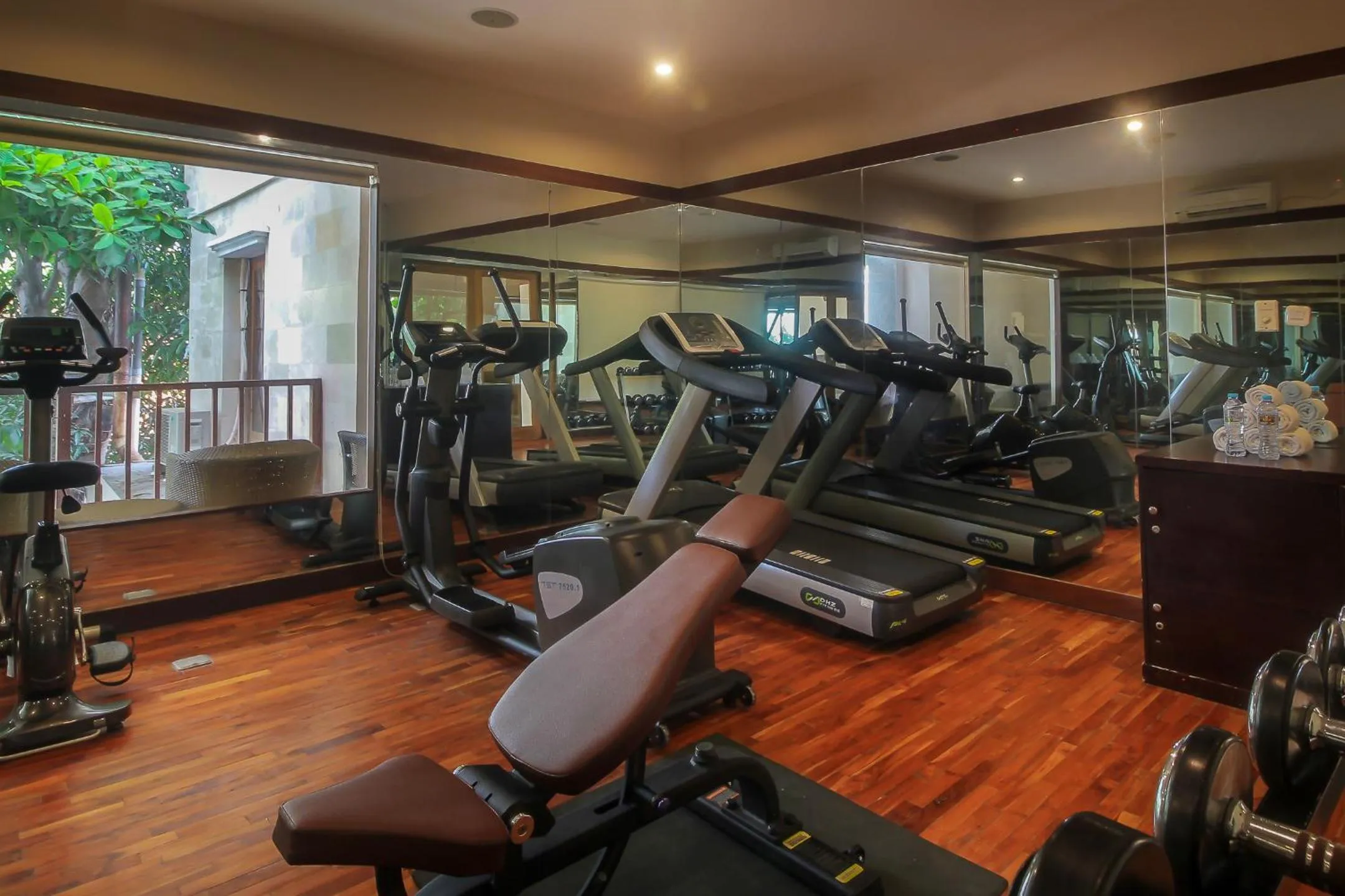 Fitness centre/facilities in d'Nusa Beach Club and Resort