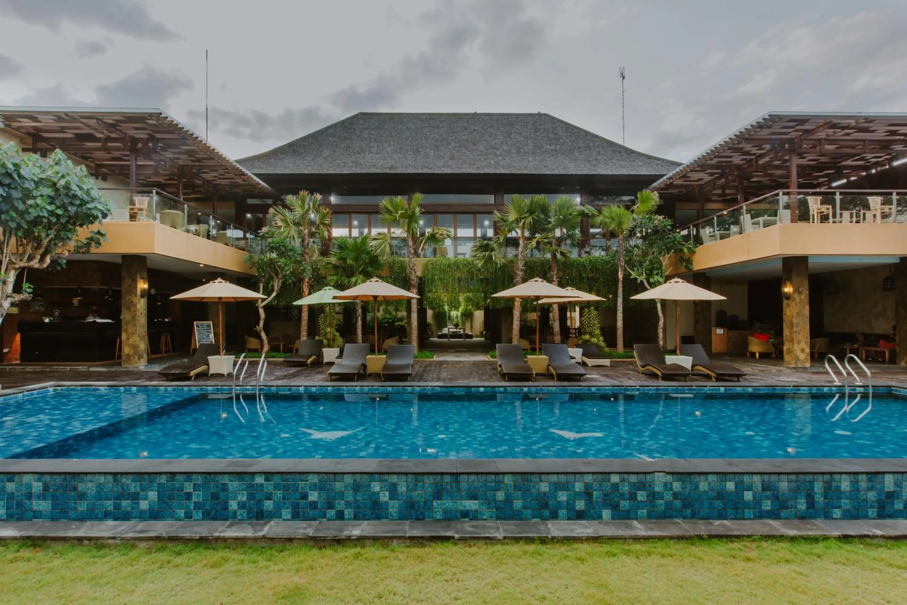 Property building in d'Nusa Beach Club and Resort