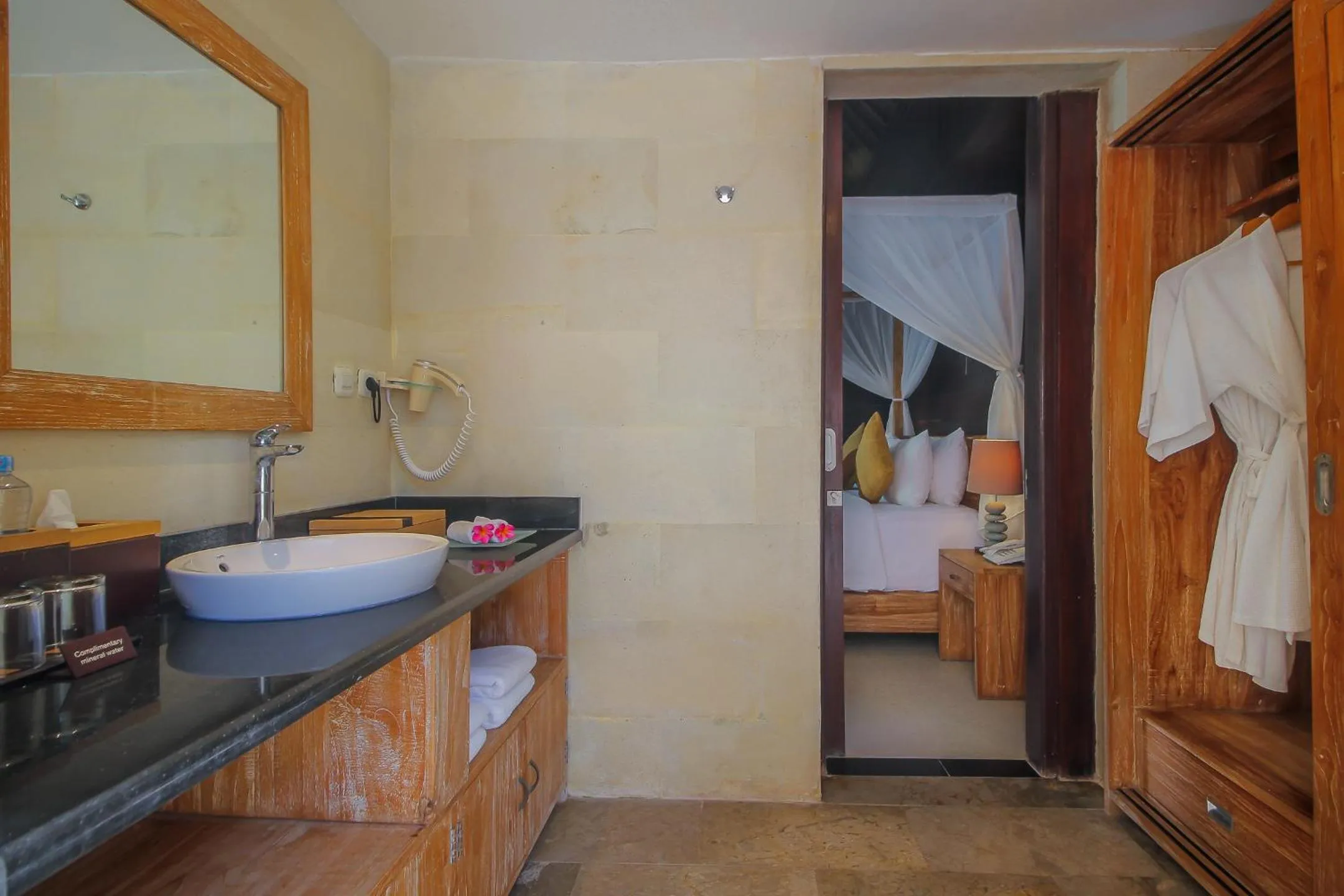 Bathroom in d'Nusa Beach Club and Resort