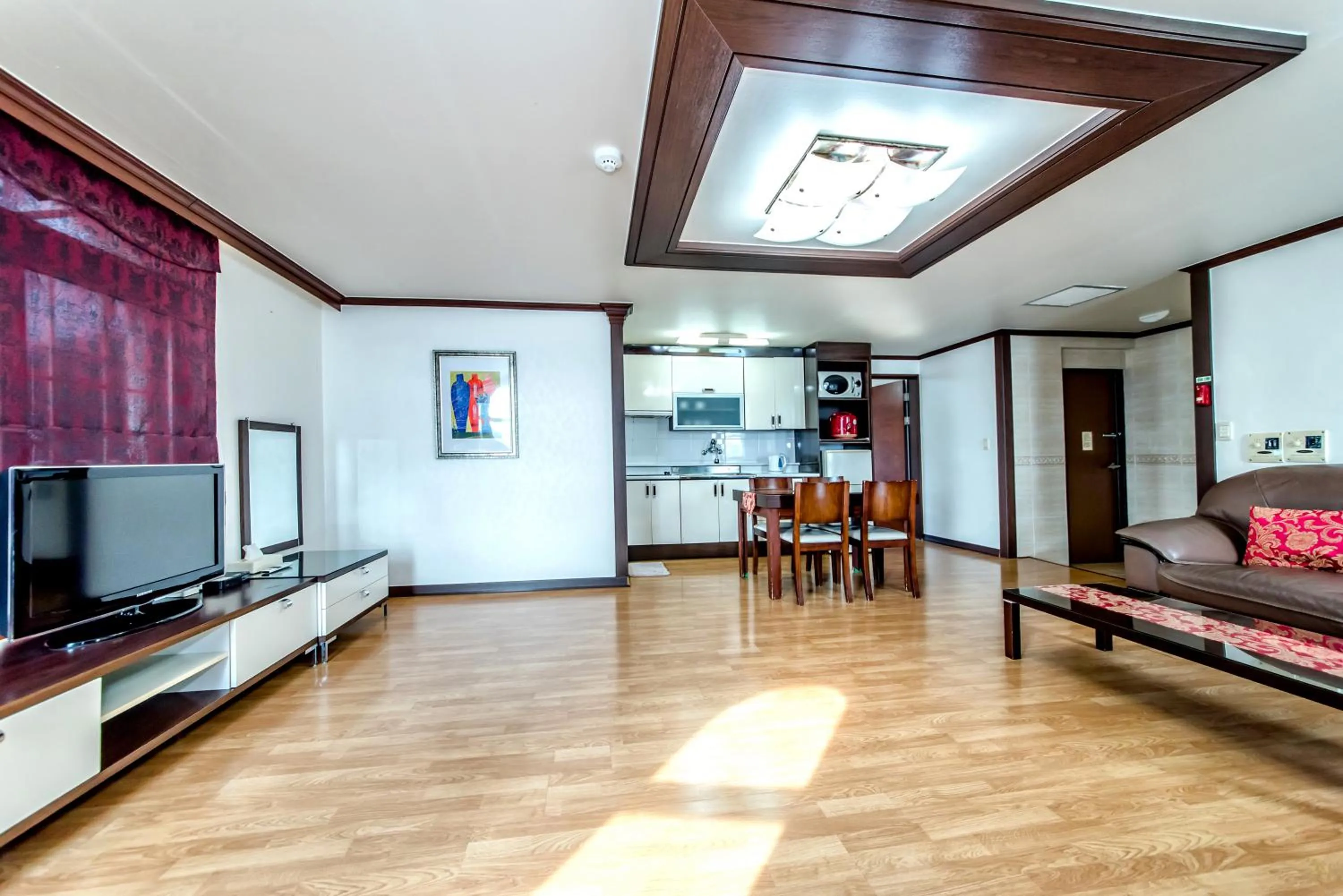 Living room in Jeju Hue Pension