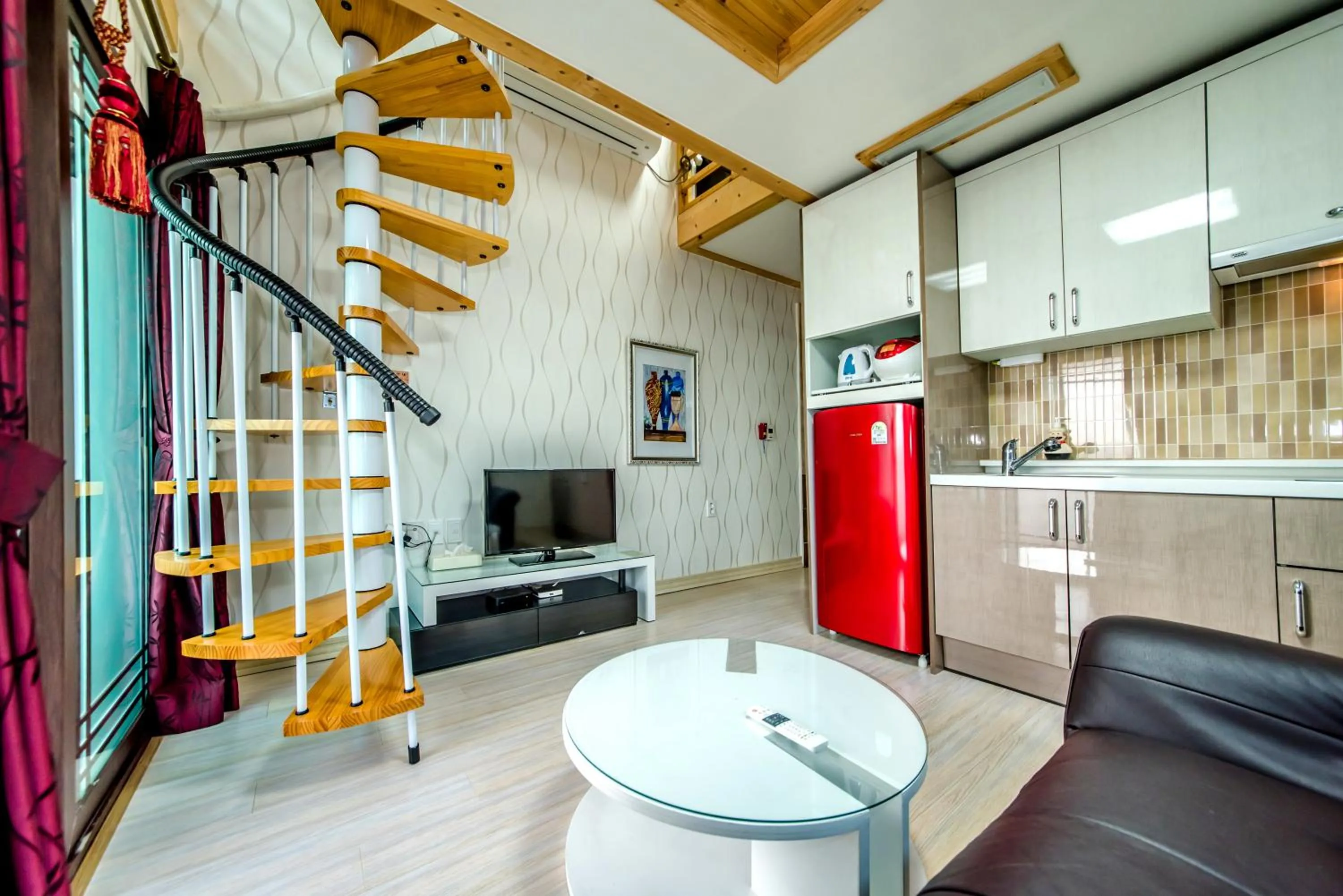 Living room in Jeju Hue Pension